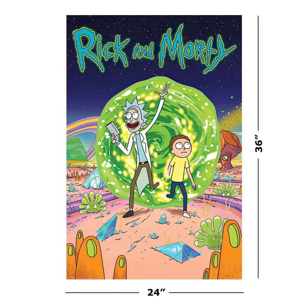 Rick and Morty - TV Show Poster / Print (Portal) (Poster & Poster Strip Set)