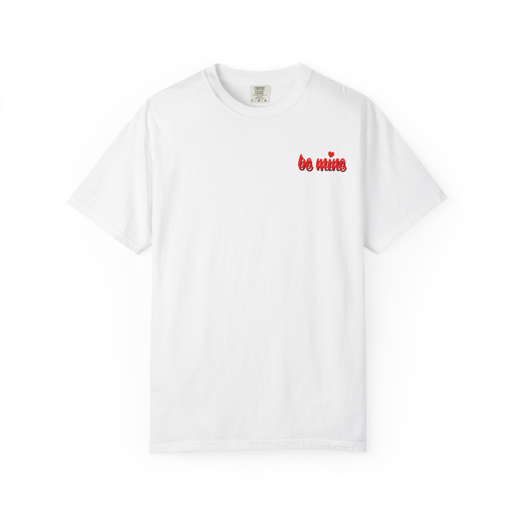 T-Shirt — 'Be Mine' Red Script Valentine's Tee