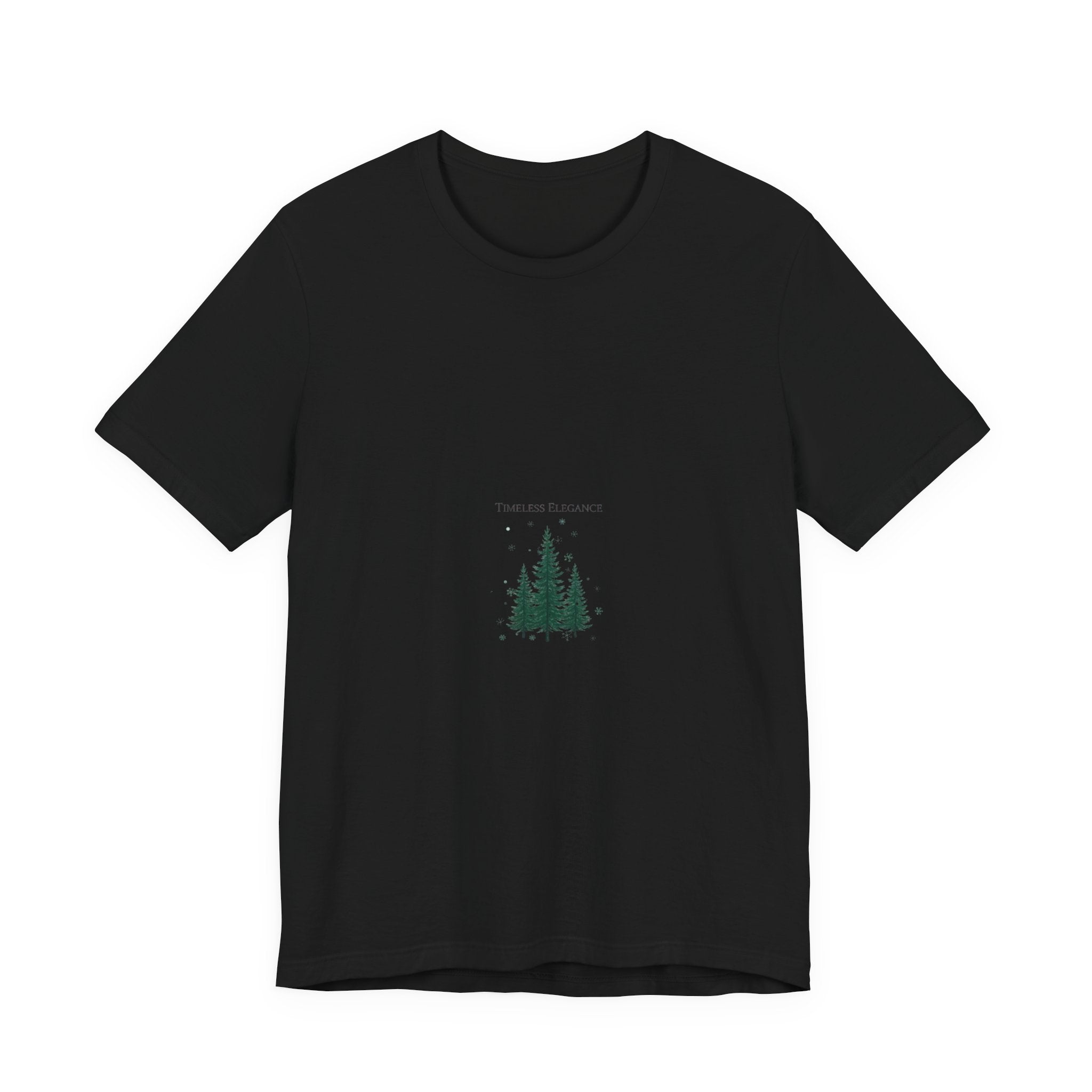 Evergreen Trio Tee | heritage style Christmas, quiet luxury holiday