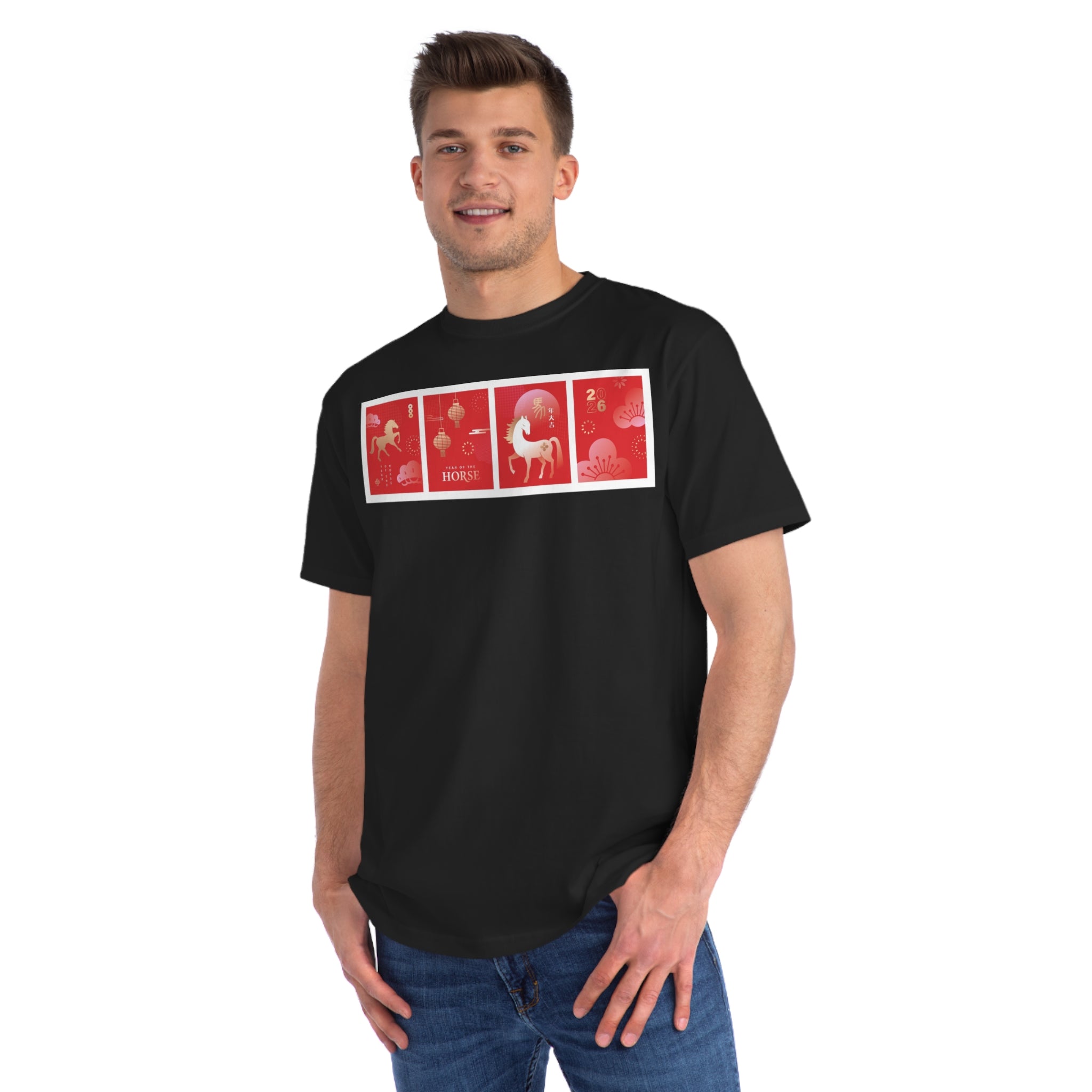 Horse Trio Graphic T-Shirt — Red Lunar Design