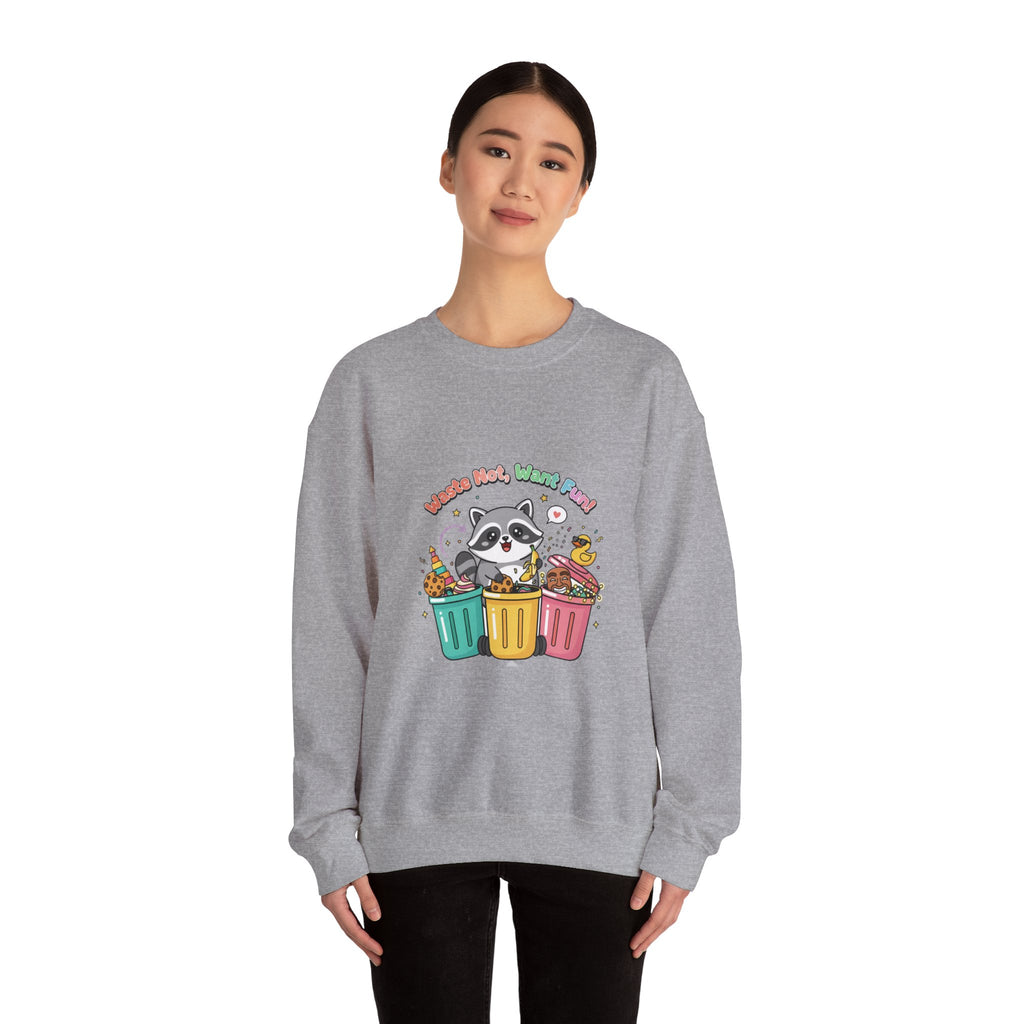 Trash Panda Christmas Crewneck Sweatshirt | cute raccoon holiday tee