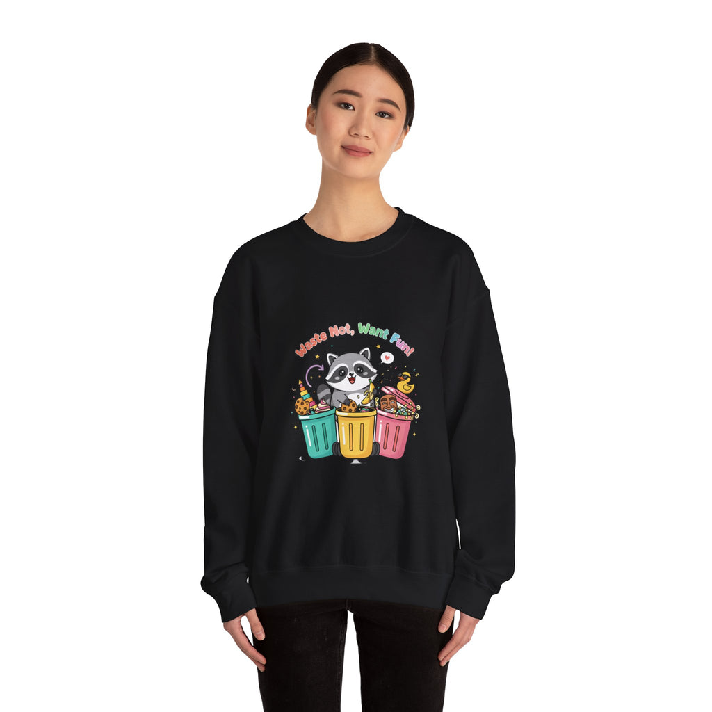Trash Panda Christmas Crewneck Sweatshirt | cute raccoon holiday tee