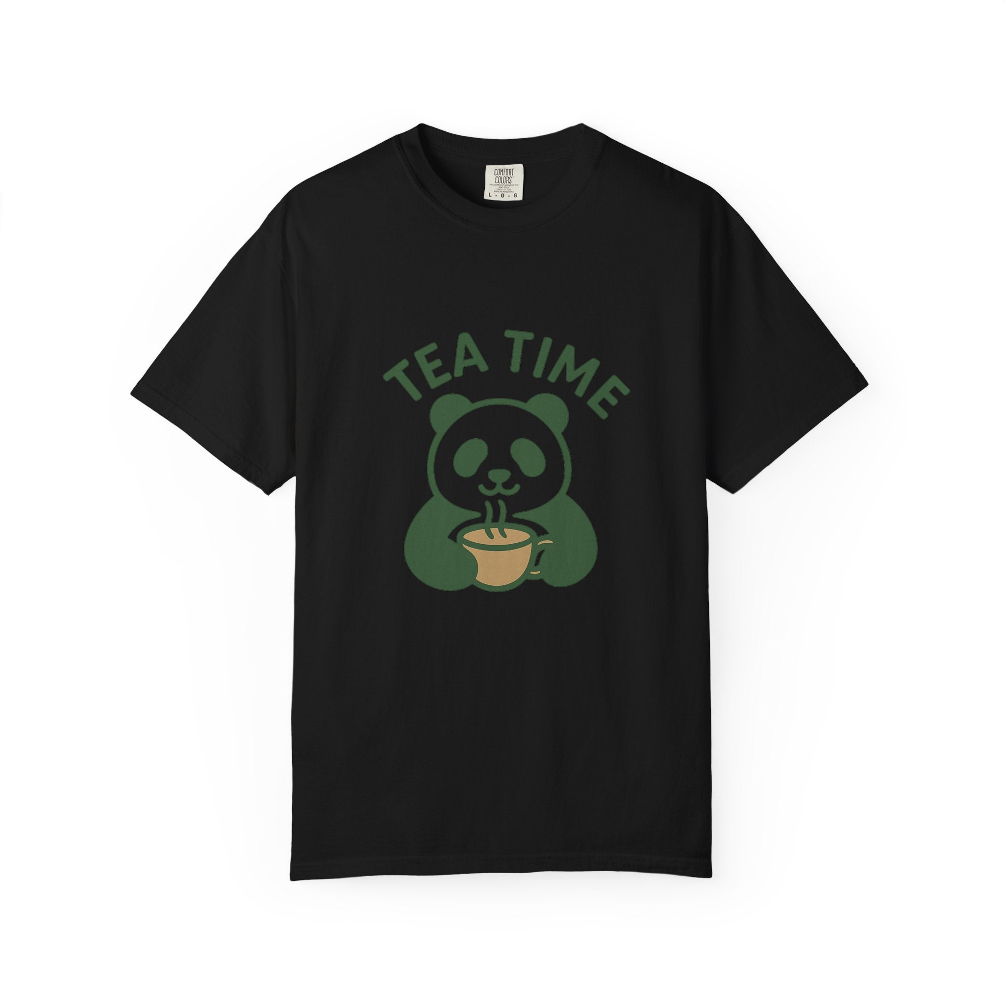 Panda Tea Relaxed T-Shirt — Mindful Tea Lover Tee