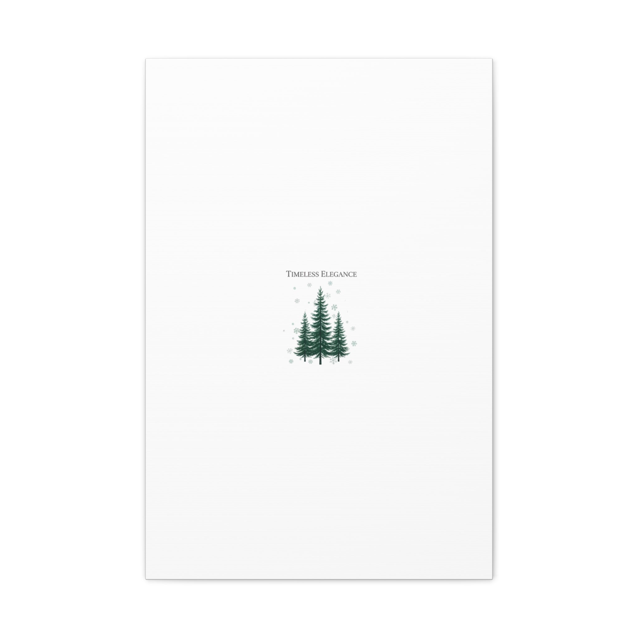 Timeless Elegance Pine Trio Canvas | heritage style Christmas, quiet luxury decor
