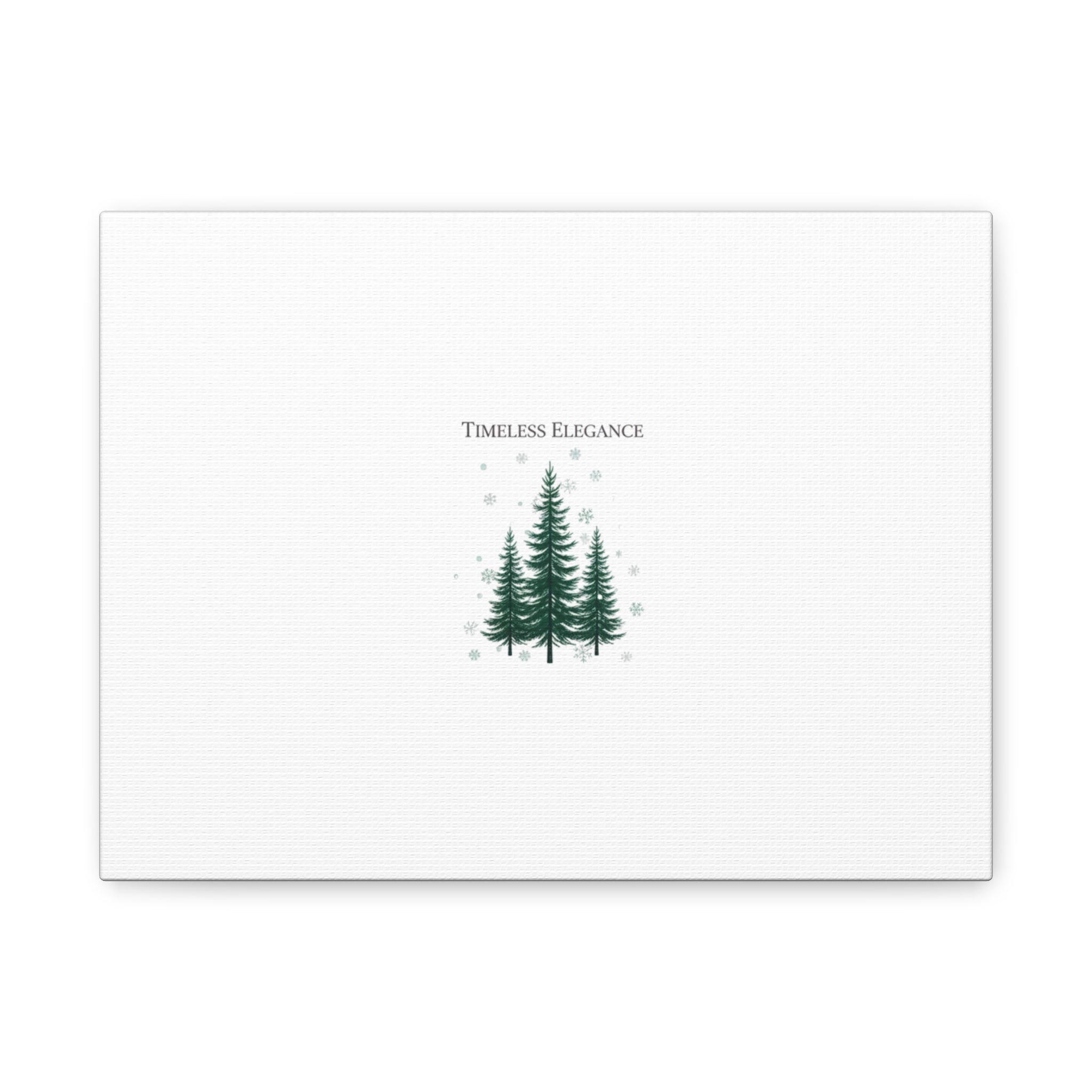 Timeless Elegance Pine Trio Canvas | heritage style Christmas, quiet luxury decor