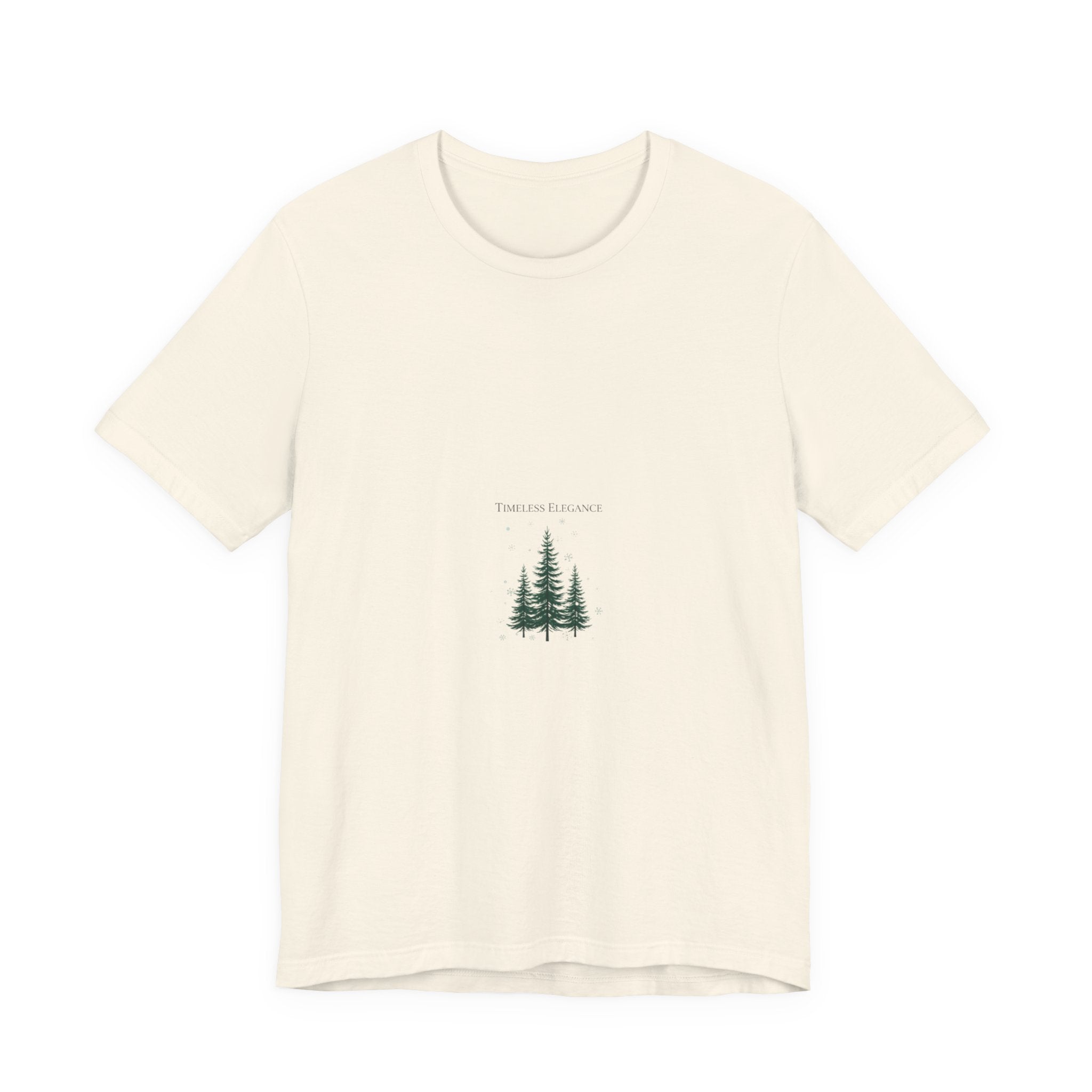 Evergreen Trio Tee | heritage style Christmas, quiet luxury holiday