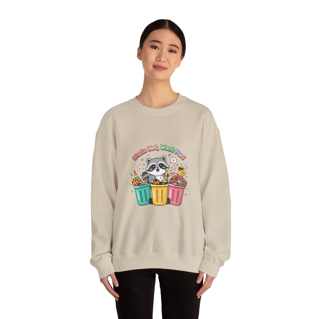 Trash Panda Christmas Crewneck Sweatshirt | cute raccoon holiday tee