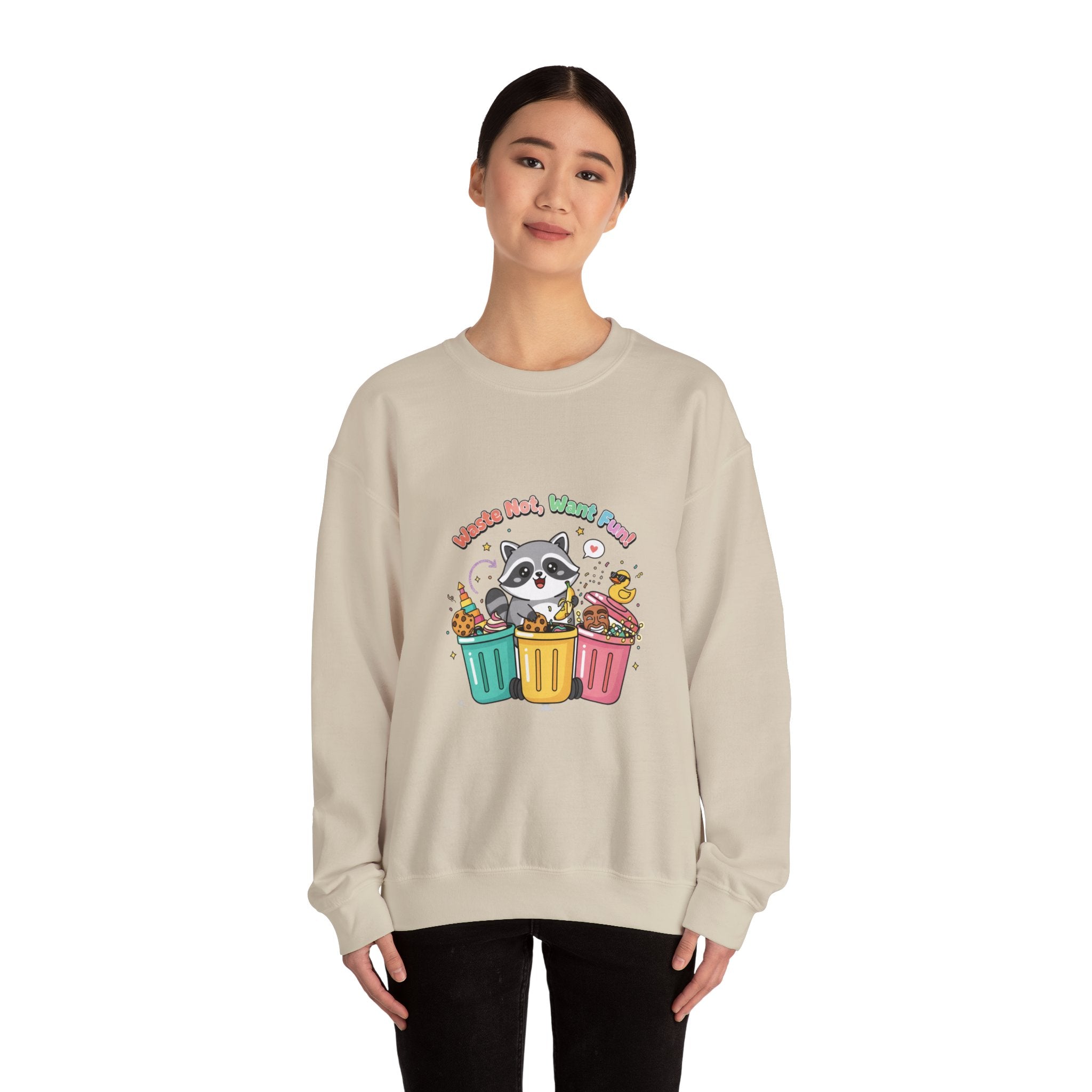 Trash Panda Christmas Crewneck Sweatshirt | cute raccoon holiday tee