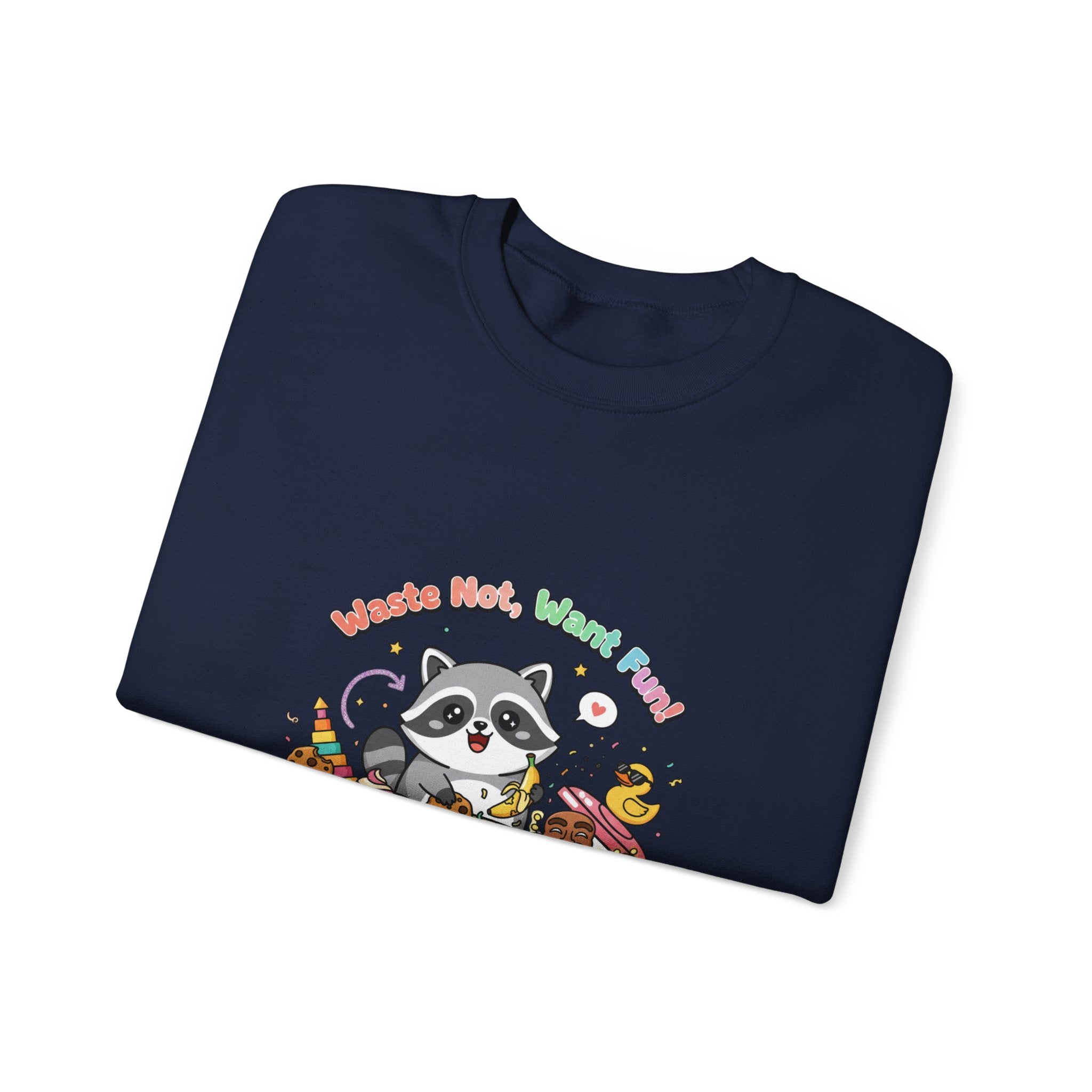 Trash Panda Christmas Crewneck Sweatshirt | cute raccoon holiday tee