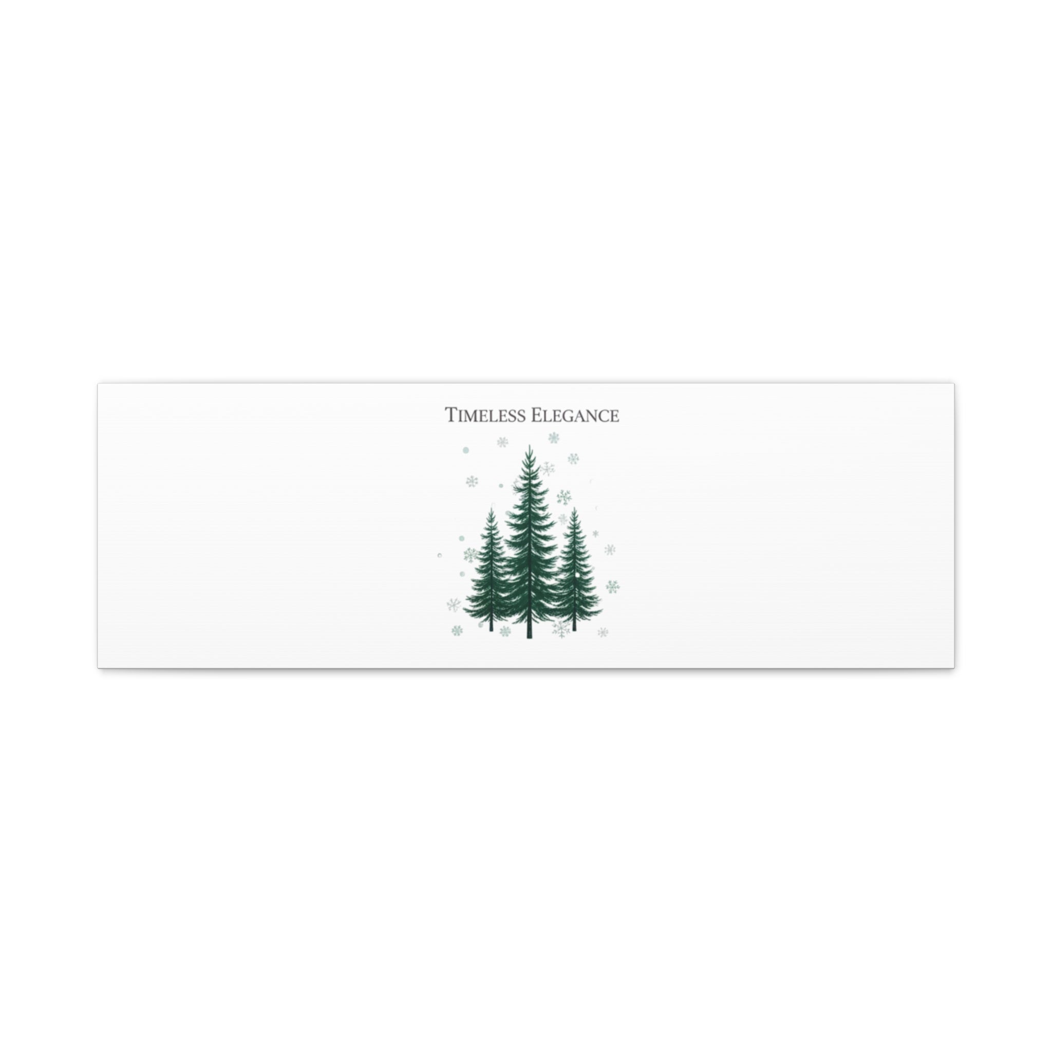 Timeless Elegance Pine Trio Canvas | heritage style Christmas, quiet luxury decor