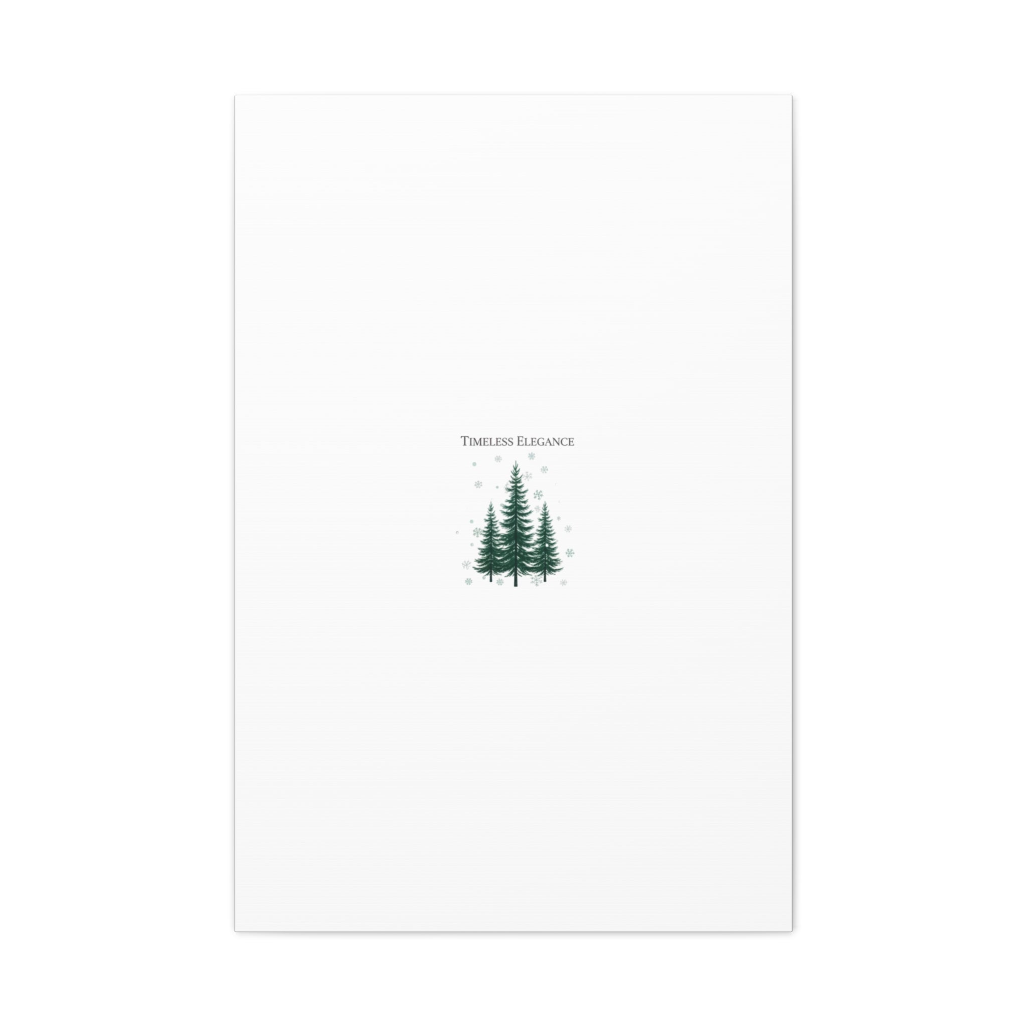 Timeless Elegance Pine Trio Canvas | heritage style Christmas, quiet luxury decor