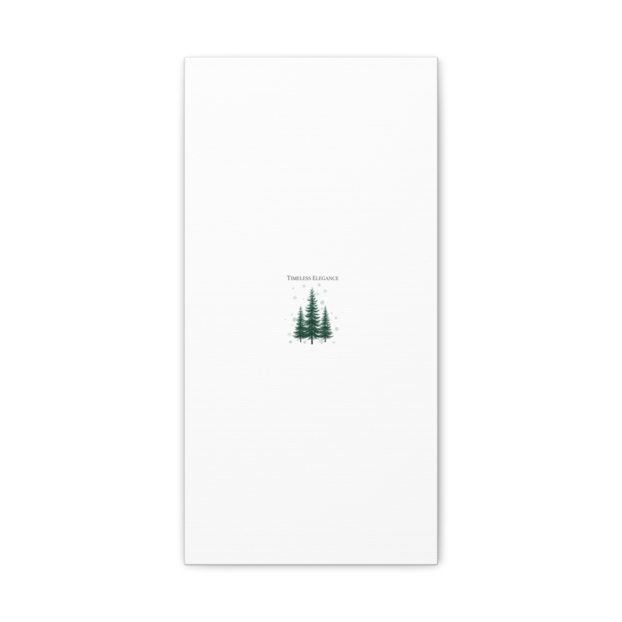 Timeless Elegance Pine Trio Canvas | heritage style Christmas, quiet luxury decor
