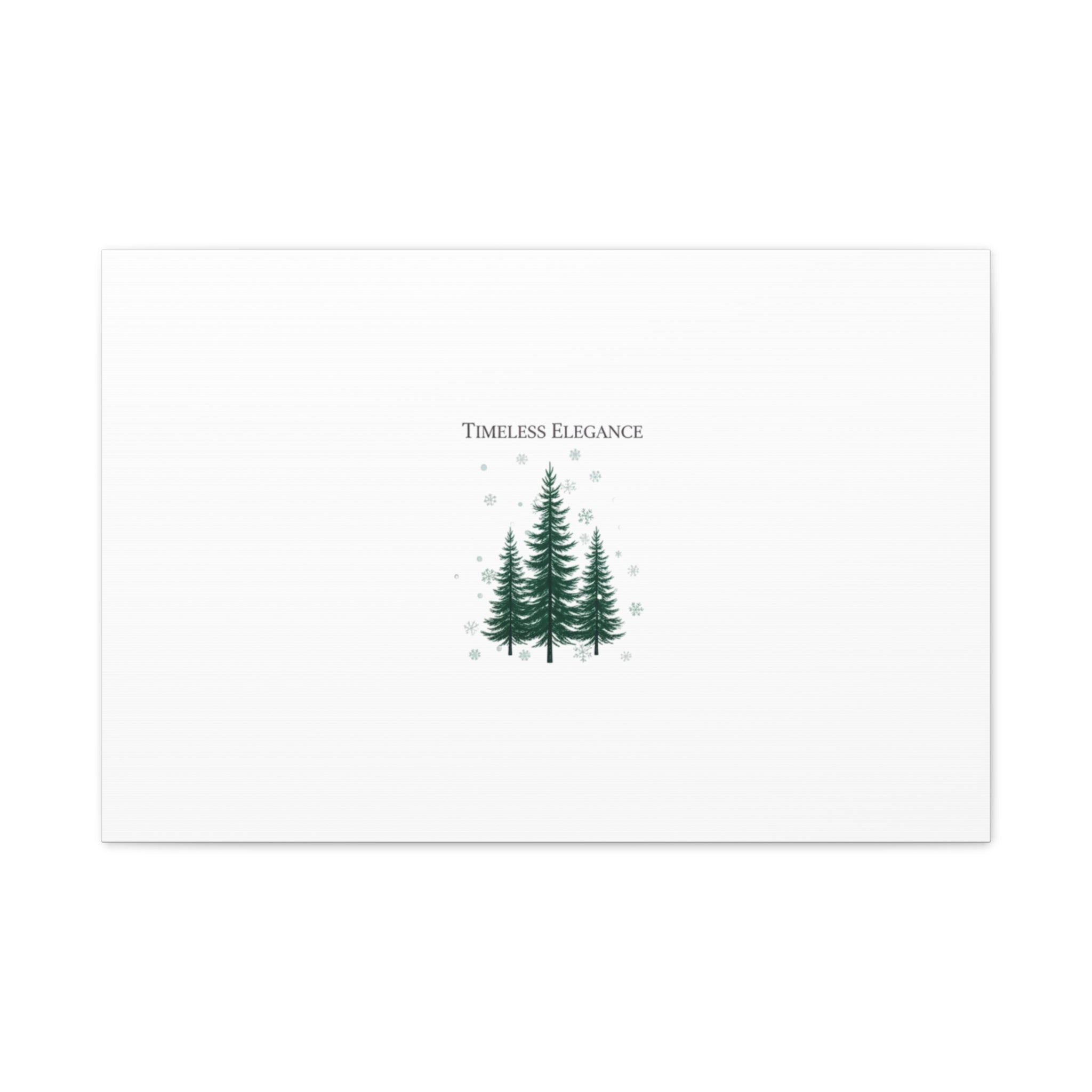 Timeless Elegance Pine Trio Canvas | heritage style Christmas, quiet luxury decor