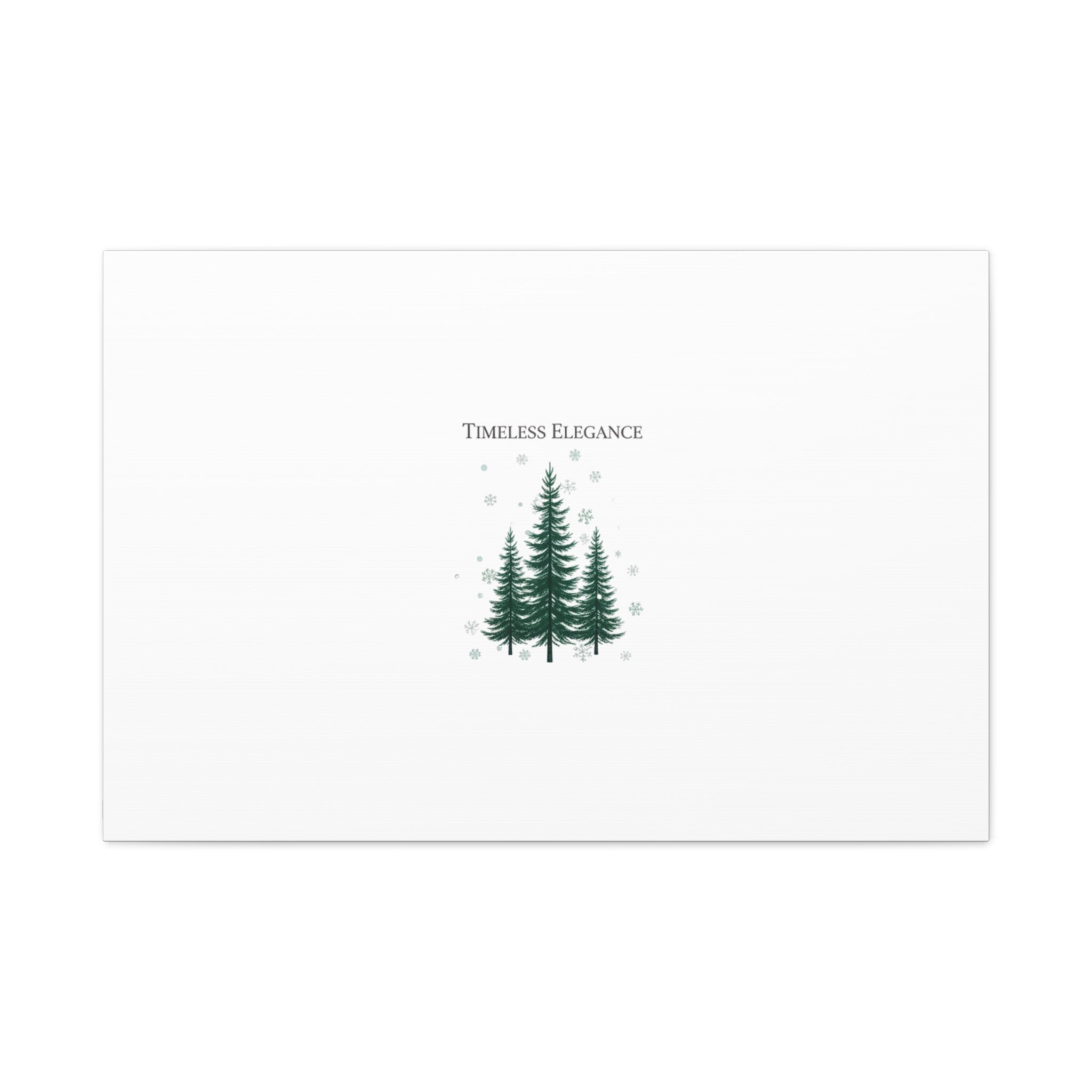 Timeless Elegance Pine Trio Canvas | heritage style Christmas, quiet luxury decor