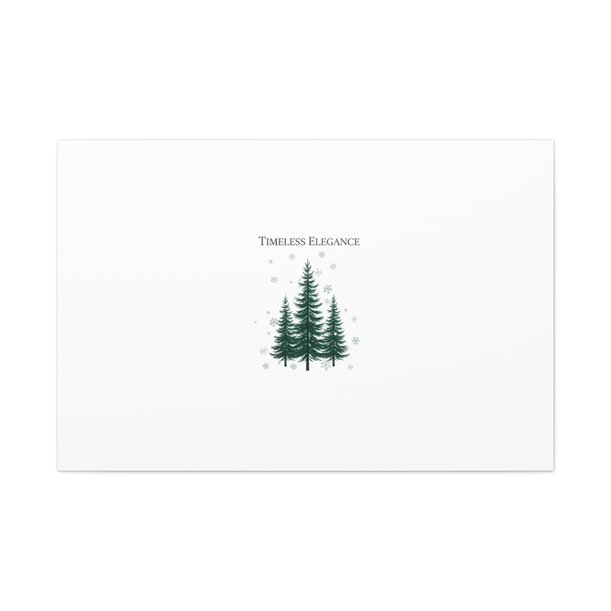 Timeless Elegance Pine Trio Canvas | heritage style Christmas, quiet luxury decor