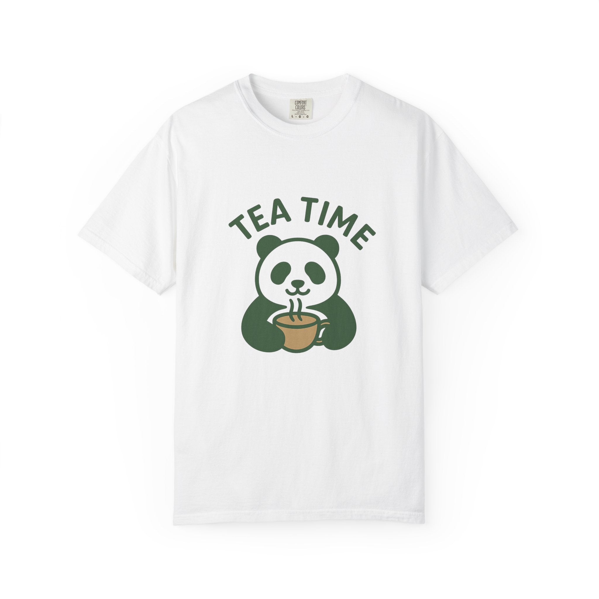 Panda Tea Relaxed T-Shirt — Mindful Tea Lover Tee