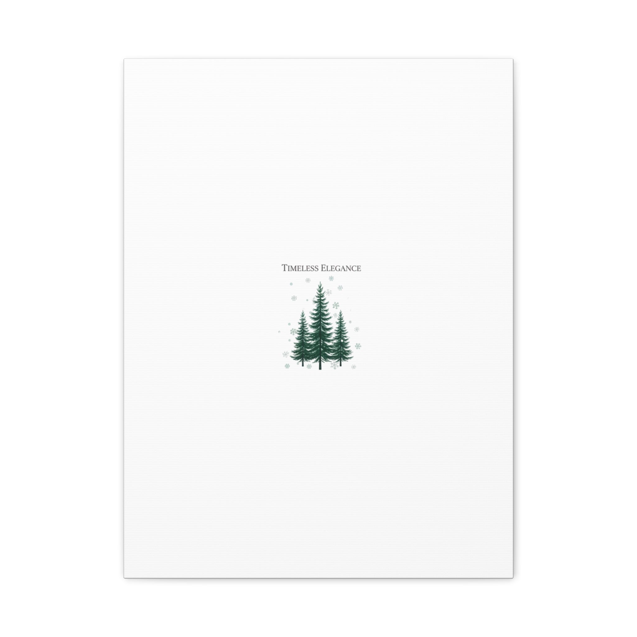 Timeless Elegance Pine Trio Canvas | heritage style Christmas, quiet luxury decor