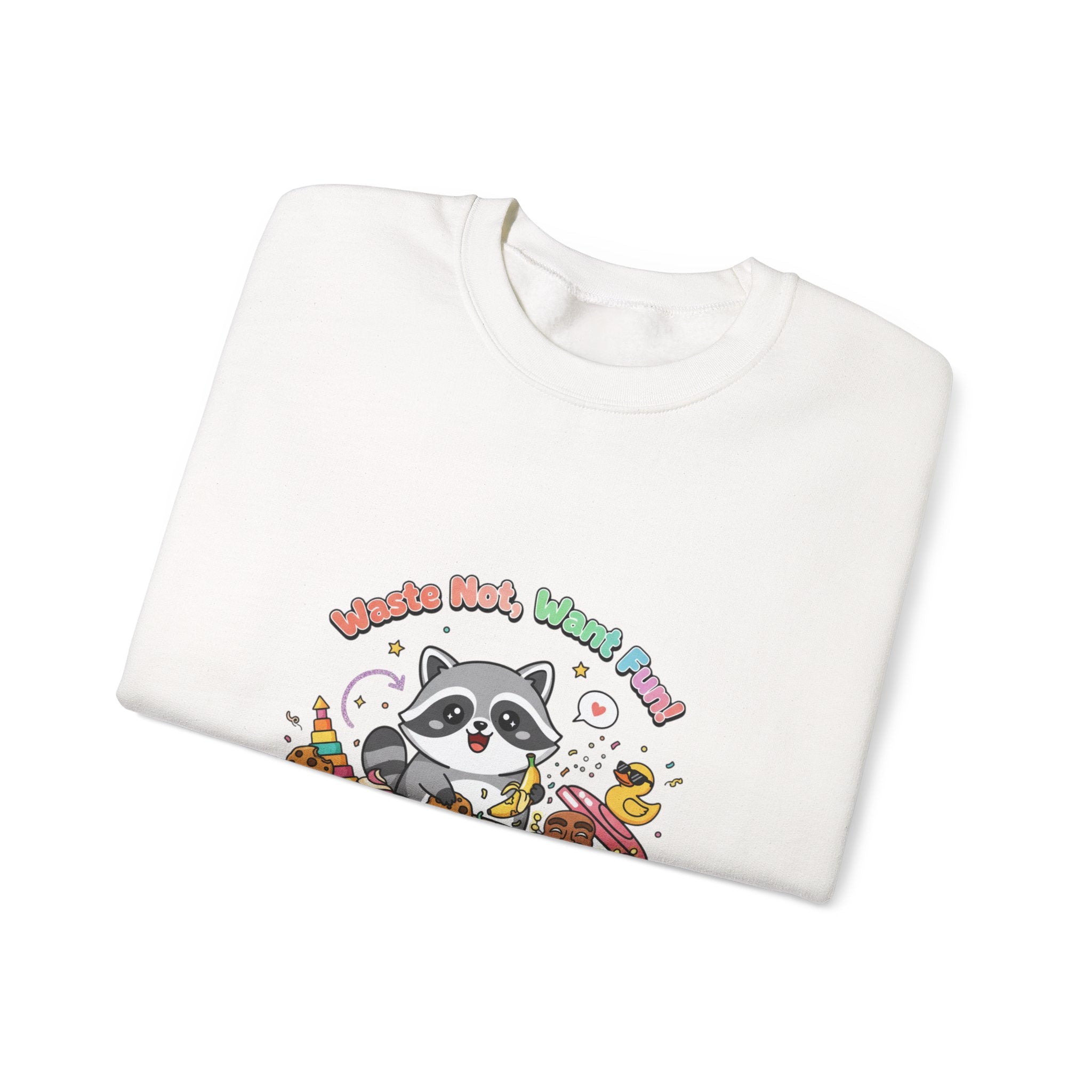 Trash Panda Christmas Crewneck Sweatshirt | cute raccoon holiday tee