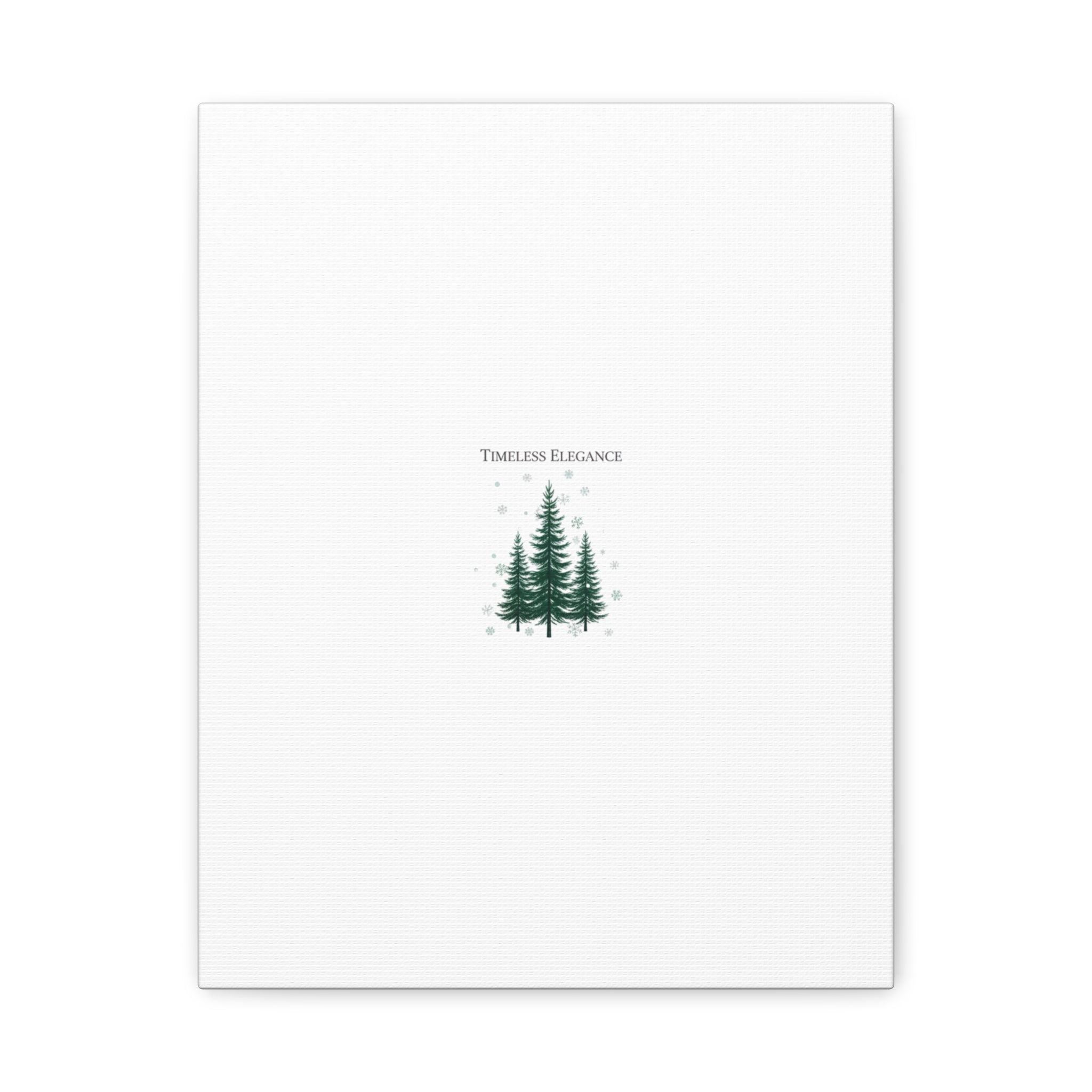 Timeless Elegance Pine Trio Canvas | heritage style Christmas, quiet luxury decor