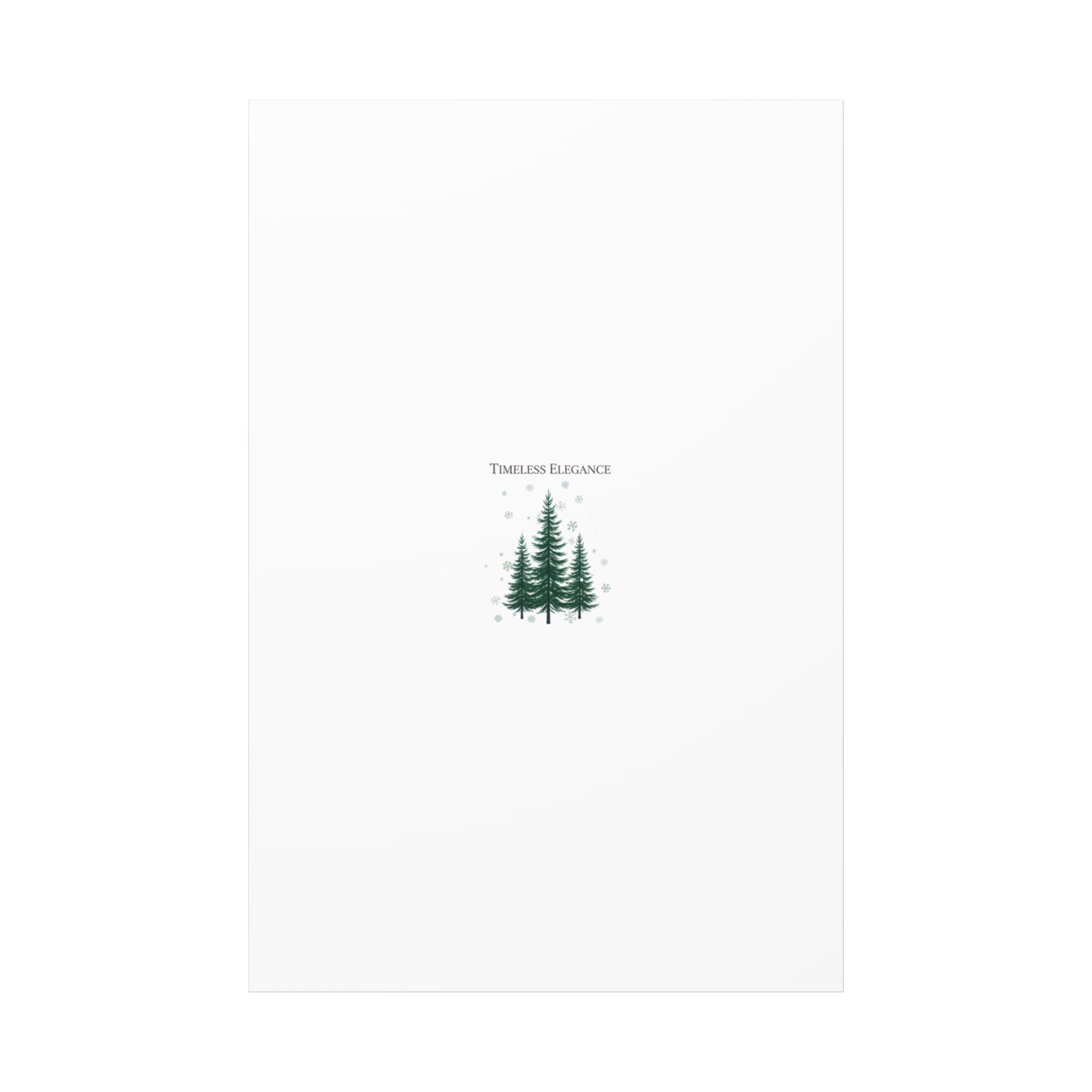 Timeless Elegance Pine Trio Canvas | heritage style Christmas, quiet luxury decor