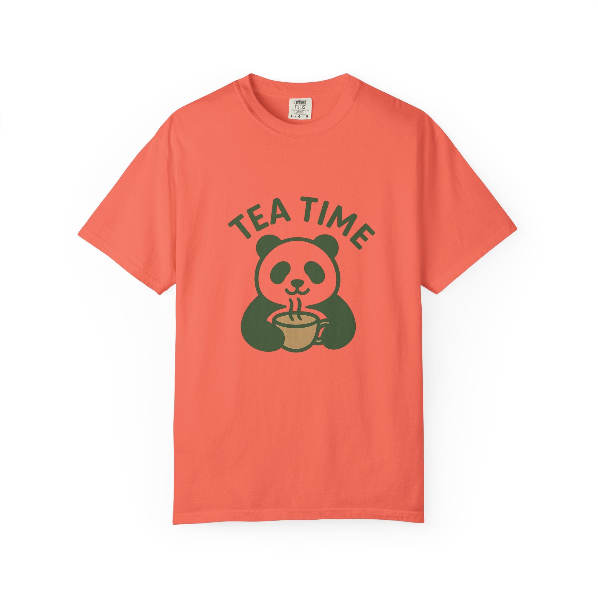Panda Tea Relaxed T-Shirt — Mindful Tea Lover Tee