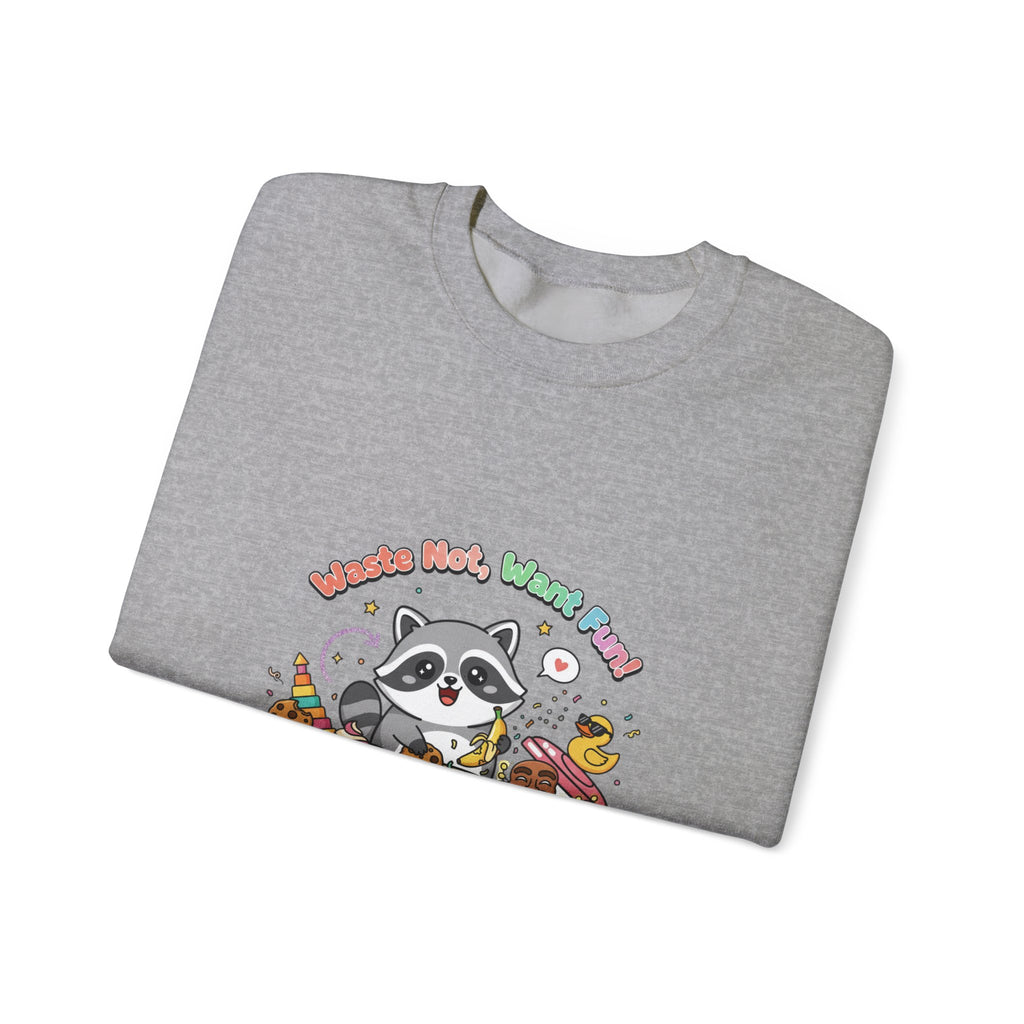 Trash Panda Christmas Crewneck Sweatshirt | cute raccoon holiday tee