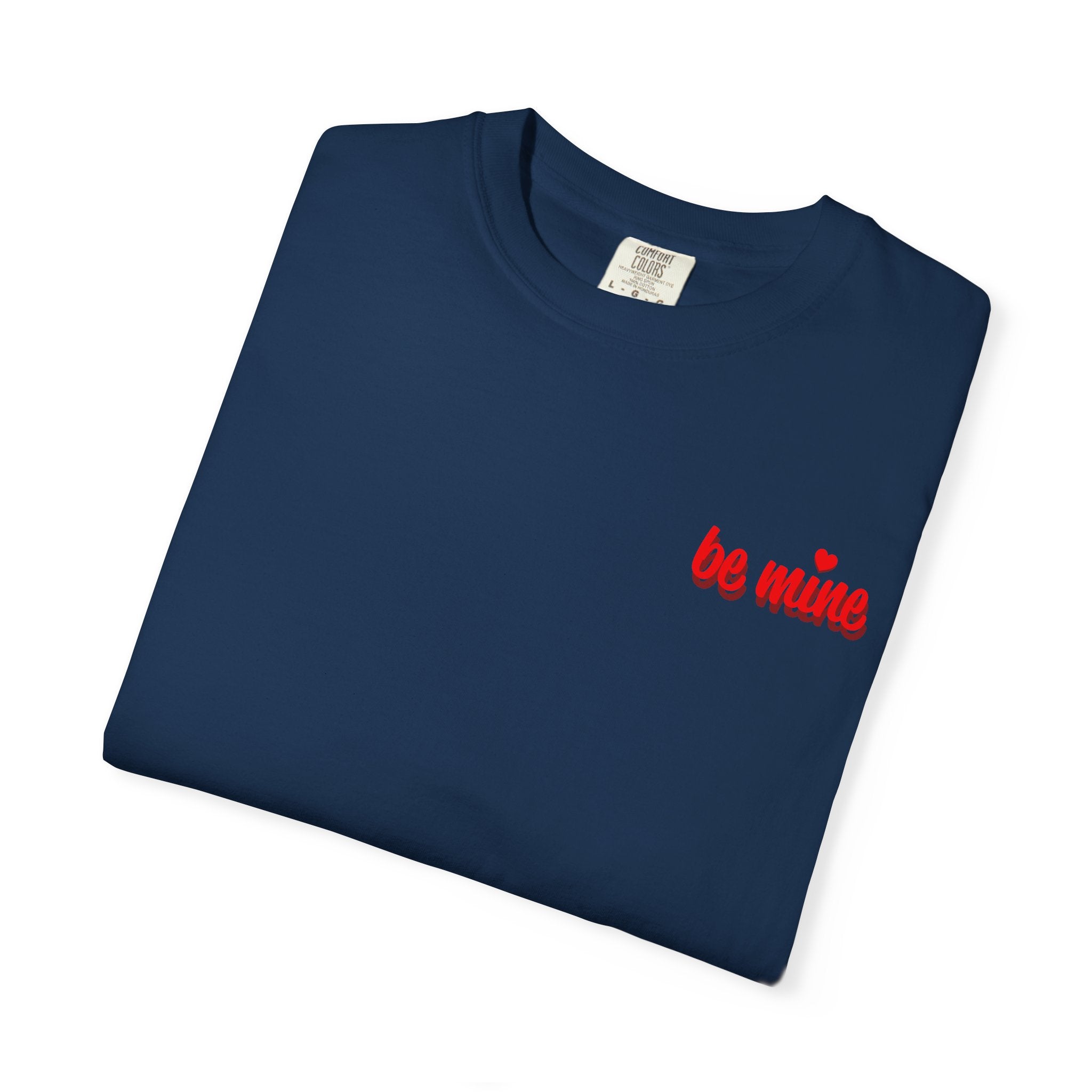 T-Shirt — 'Be Mine' Red Script Valentine's Tee