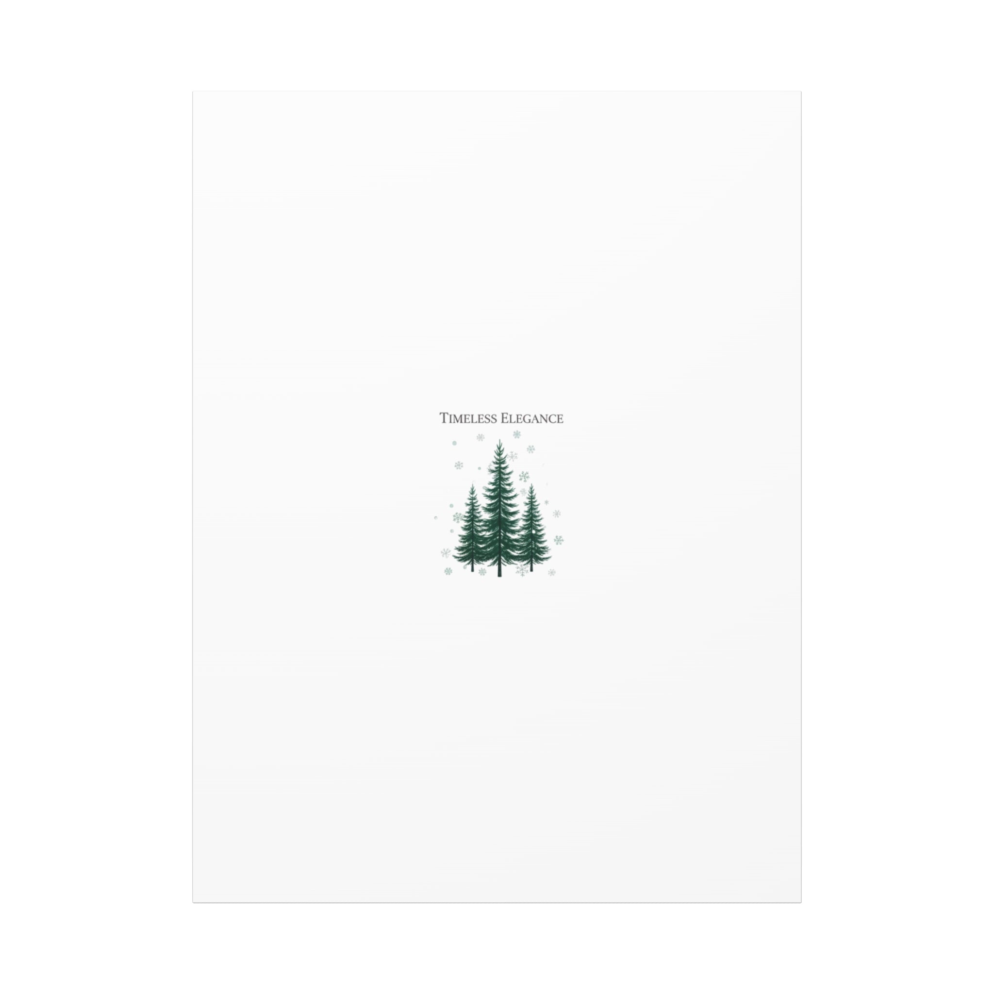 Timeless Elegance Pine Trio Canvas | heritage style Christmas, quiet luxury decor