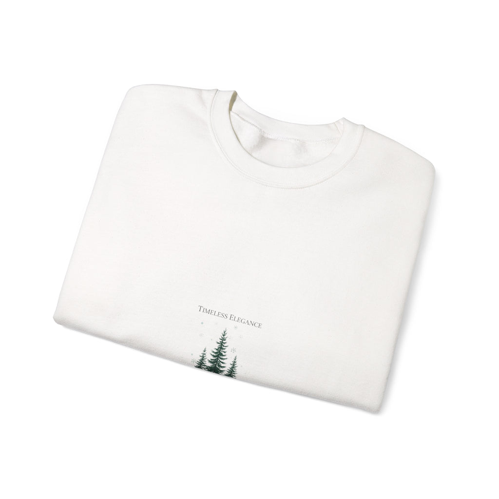 Heritage Pine Trio Sweatshirt | quiet luxury holiday, vintage library Christmas