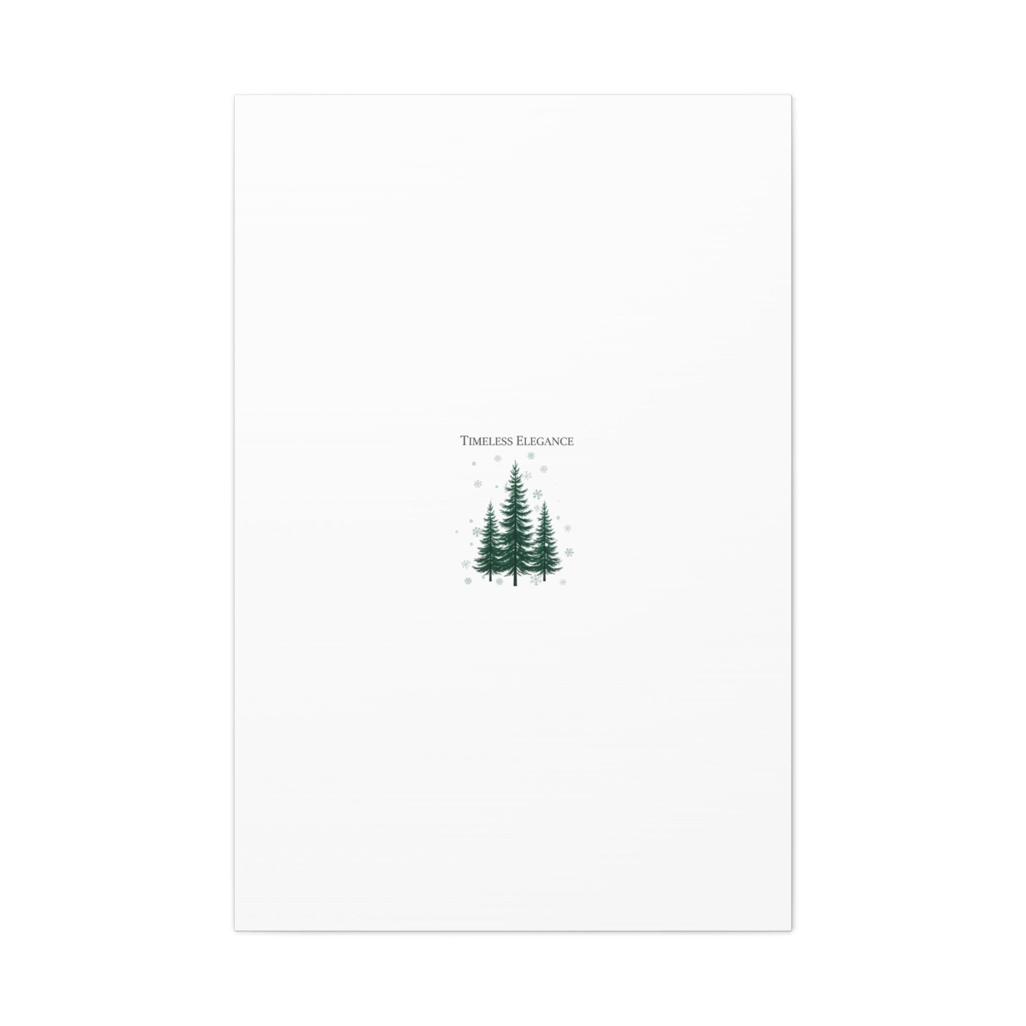 Timeless Elegance Pine Trio Canvas | heritage style Christmas, quiet luxury decor