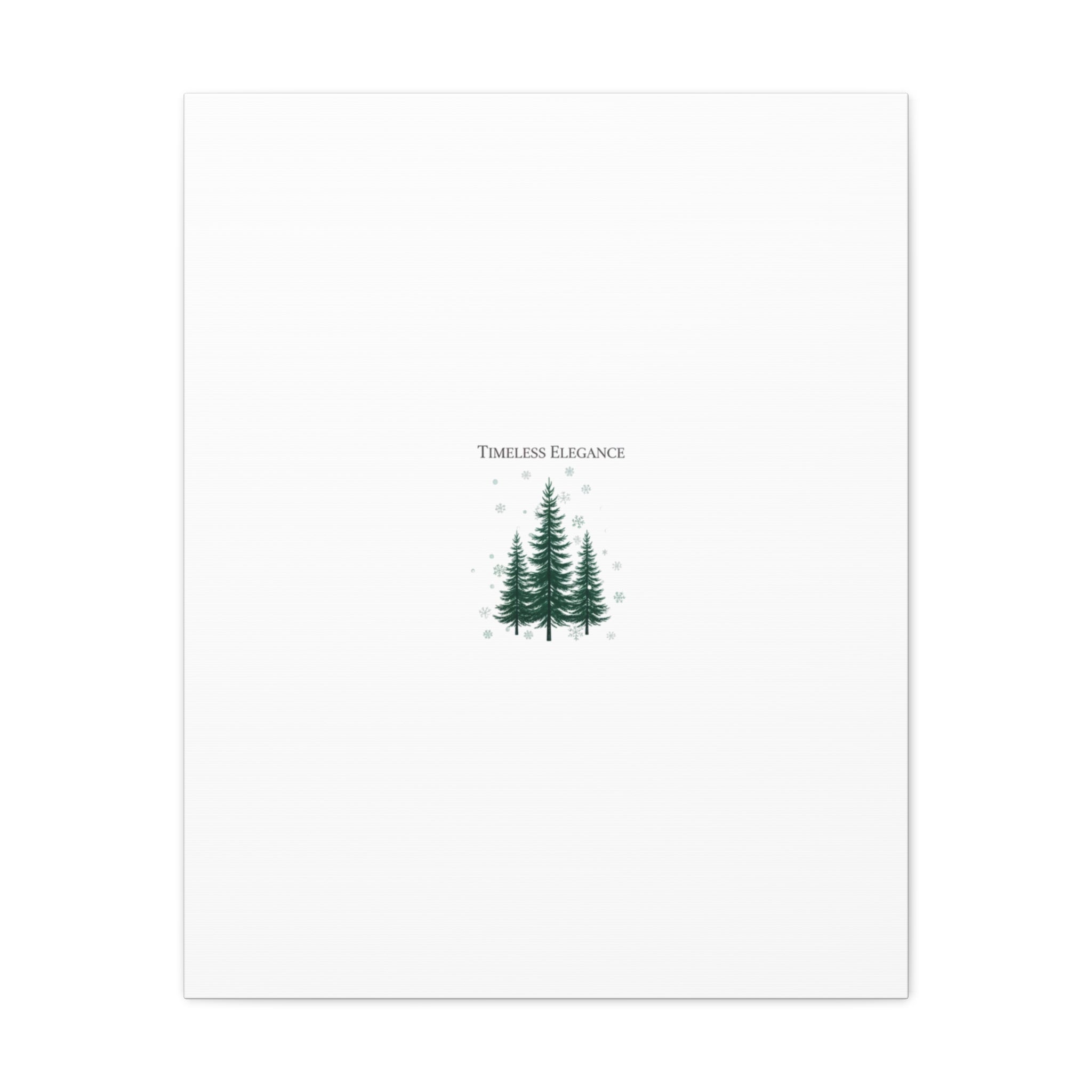 Timeless Elegance Pine Trio Canvas | heritage style Christmas, quiet luxury decor