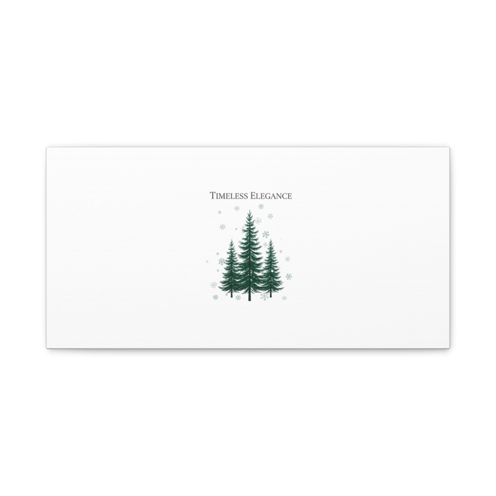 Timeless Elegance Pine Trio Canvas | heritage style Christmas, quiet luxury decor