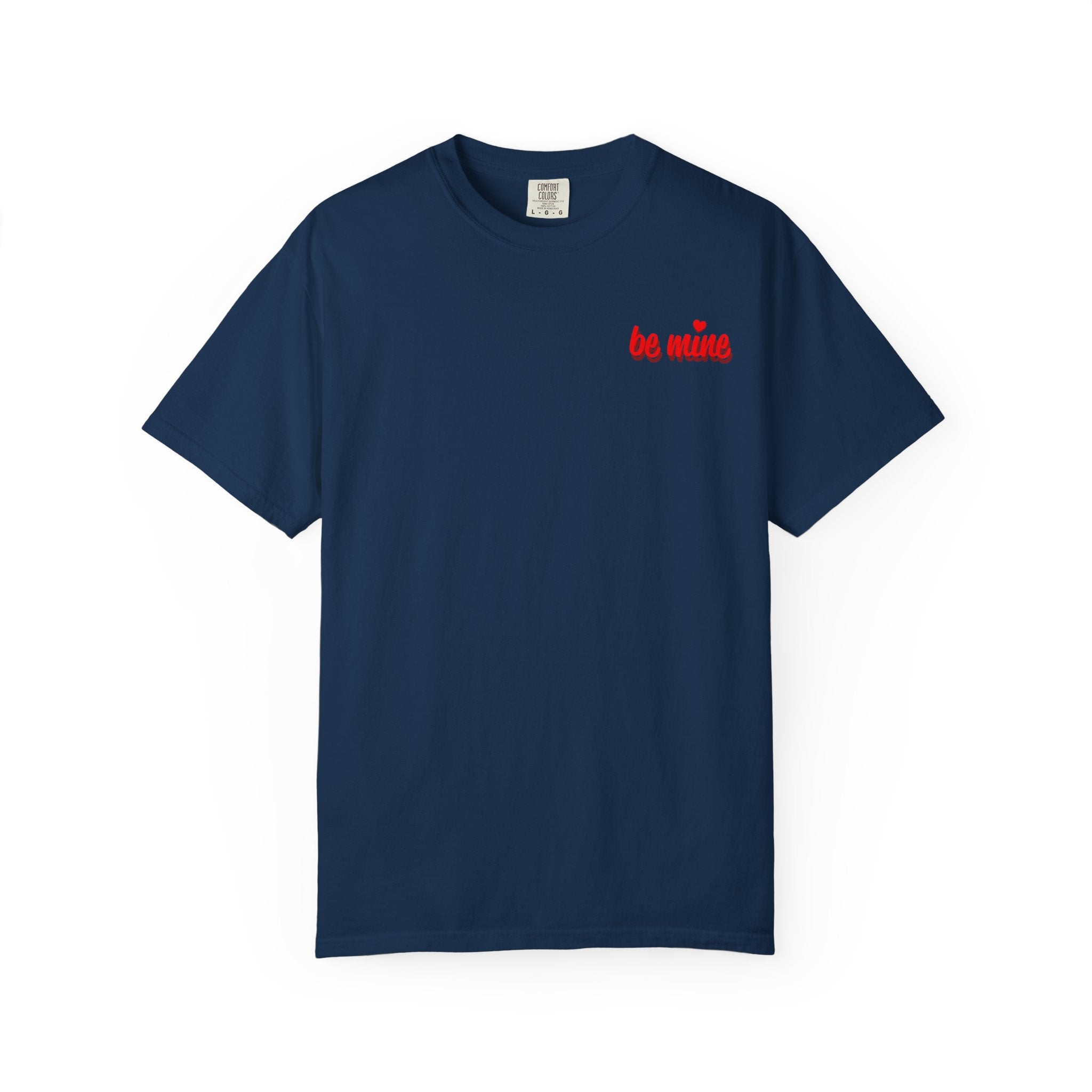 T-Shirt — 'Be Mine' Red Script Valentine's Tee