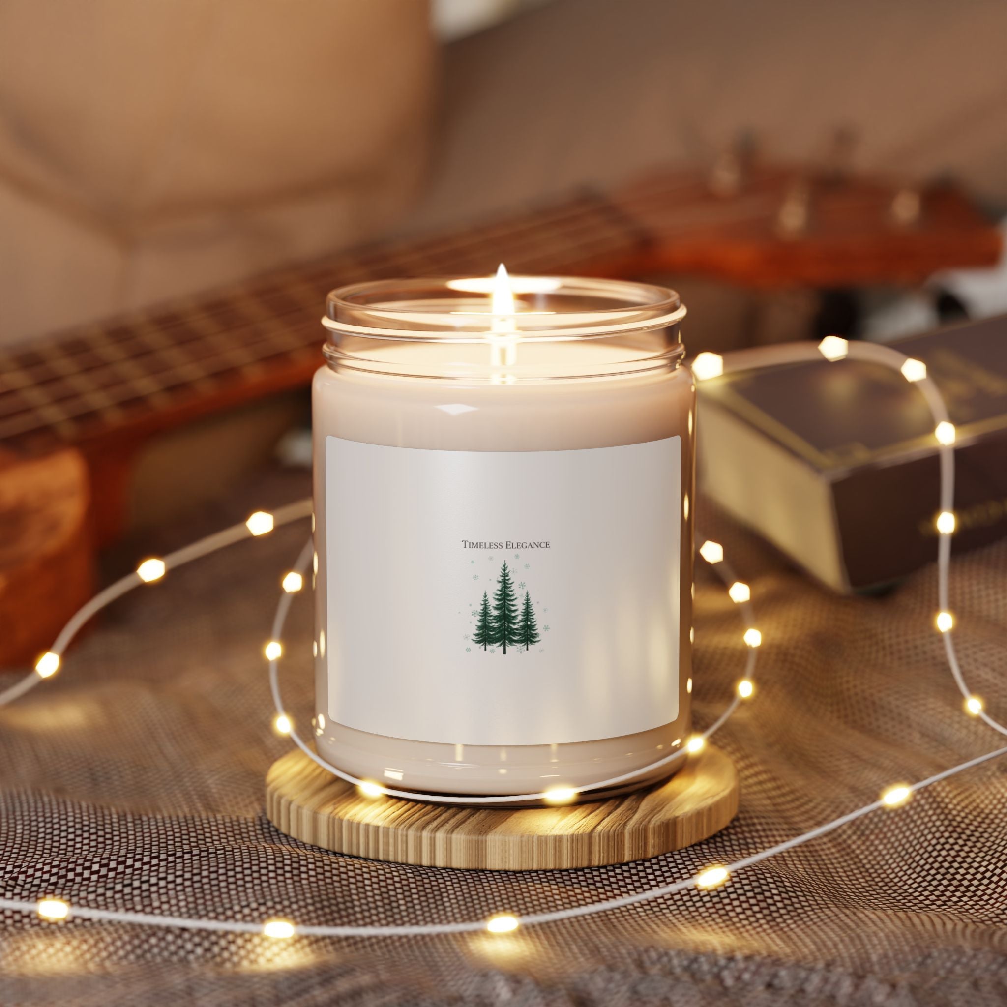 Vintage Library Christmas Soy Candle, Quiet Luxury Holiday | Heritage Style