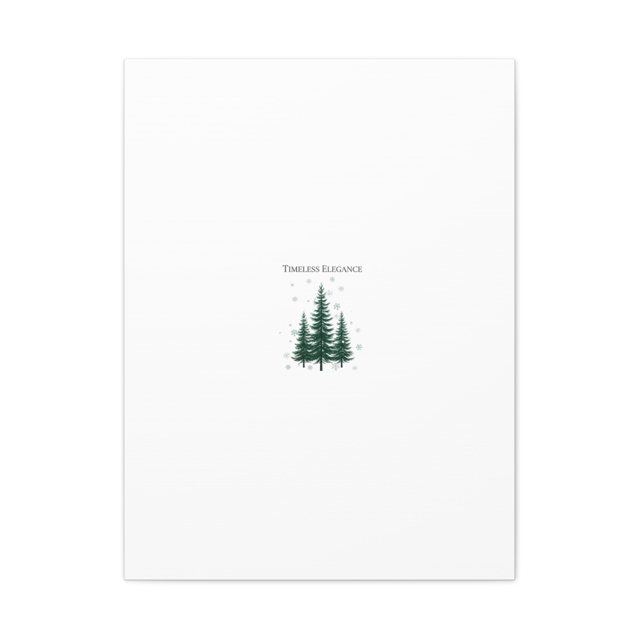 Timeless Elegance Pine Trio Canvas | heritage style Christmas, quiet luxury decor