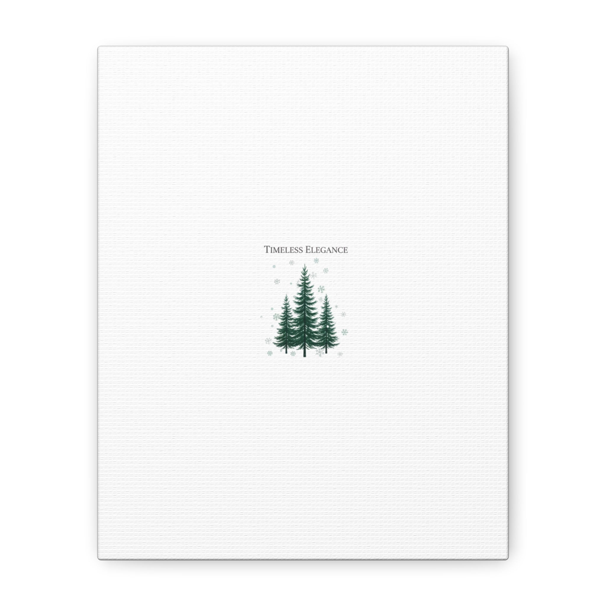 Timeless Elegance Pine Trio Canvas | heritage style Christmas, quiet luxury decor