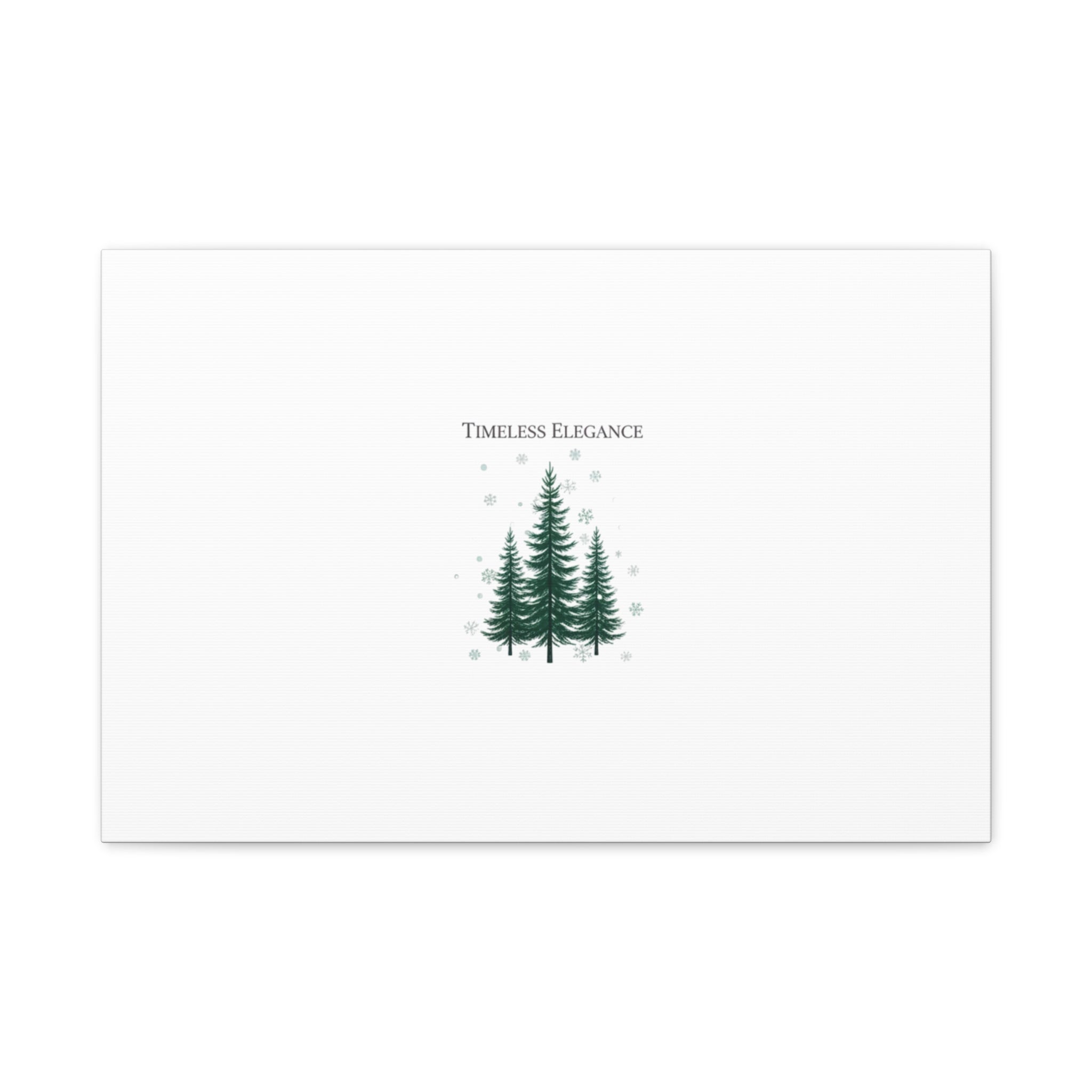 Timeless Elegance Pine Trio Canvas | heritage style Christmas, quiet luxury decor