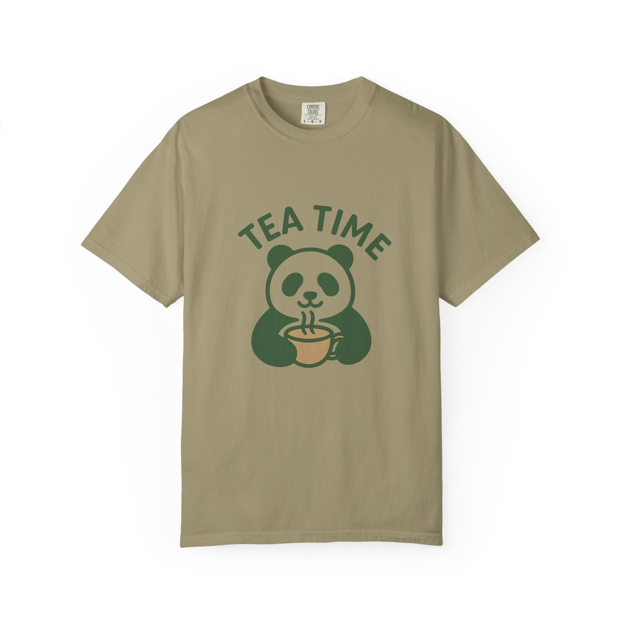 Panda Tea Relaxed T-Shirt — Mindful Tea Lover Tee