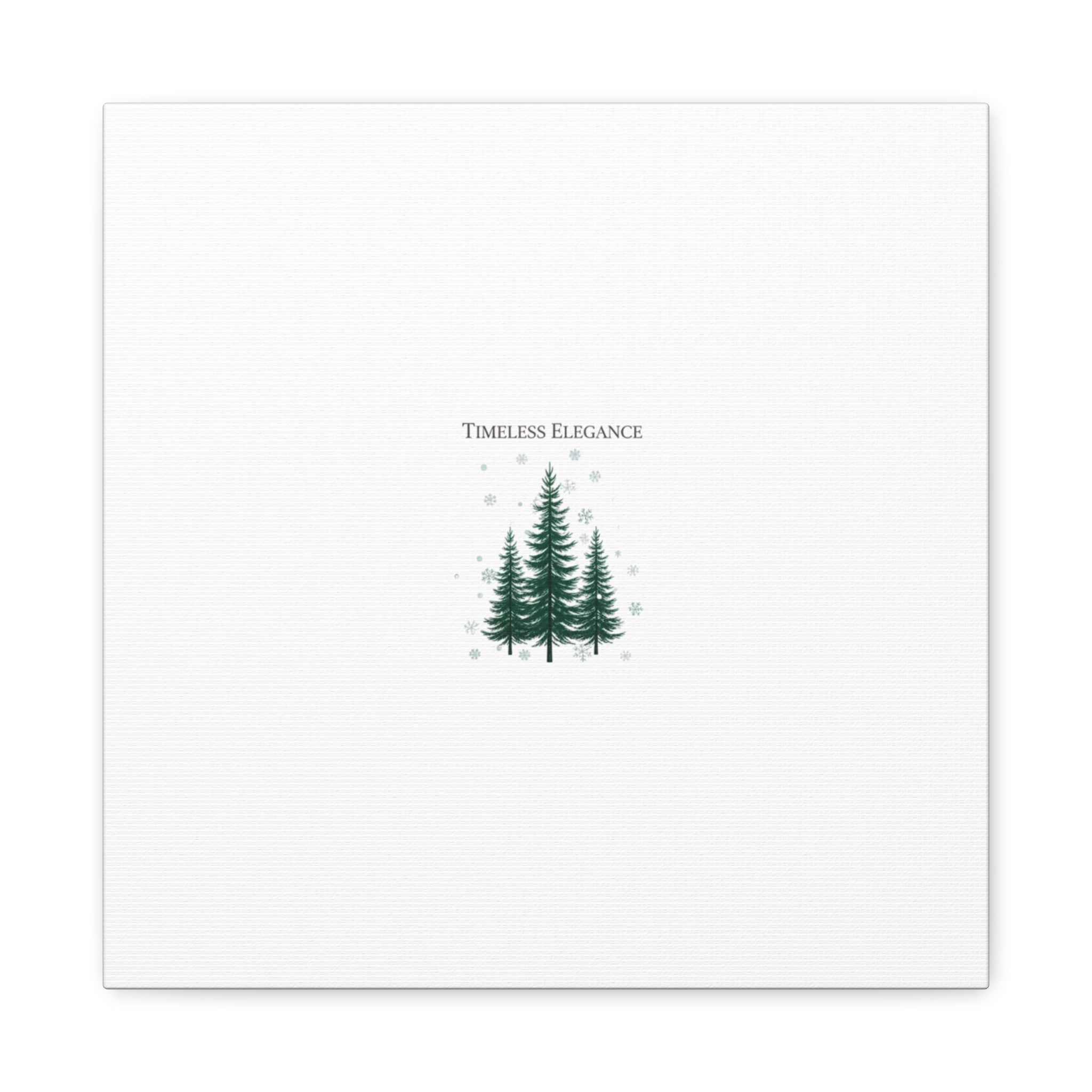 Timeless Elegance Pine Trio Canvas | heritage style Christmas, quiet luxury decor