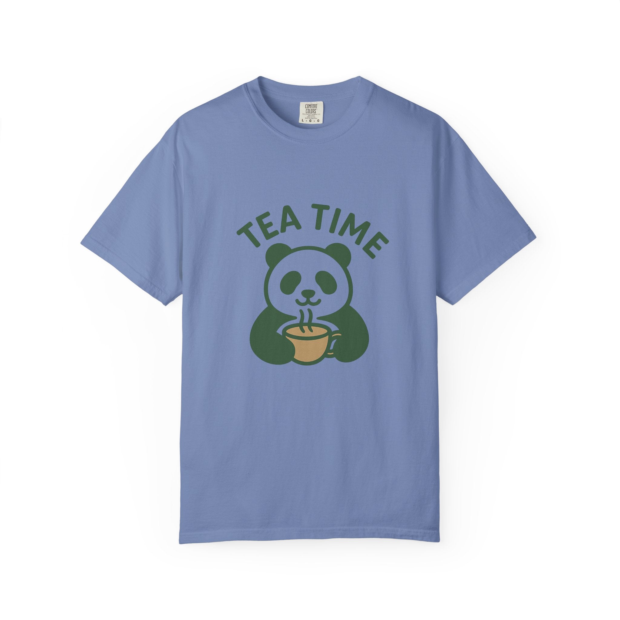 Panda Tea Relaxed T-Shirt — Mindful Tea Lover Tee