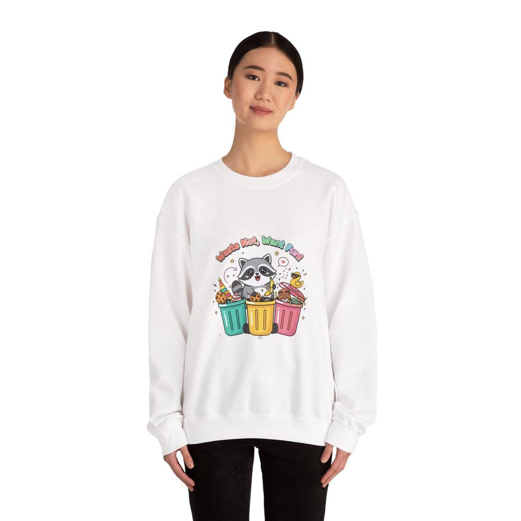 Trash Panda Christmas Crewneck Sweatshirt | cute raccoon holiday tee