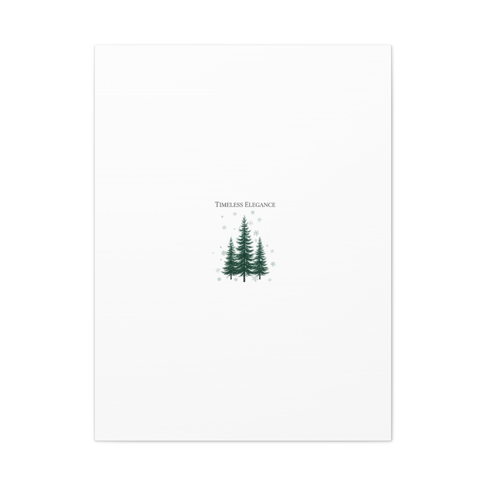 Timeless Elegance Pine Trio Canvas | heritage style Christmas, quiet luxury decor