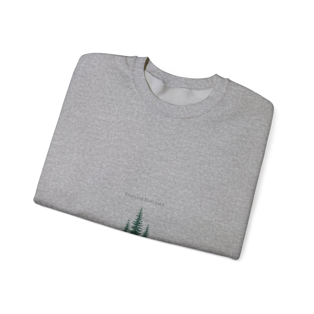 Heritage Pine Trio Sweatshirt | quiet luxury holiday, vintage library Christmas