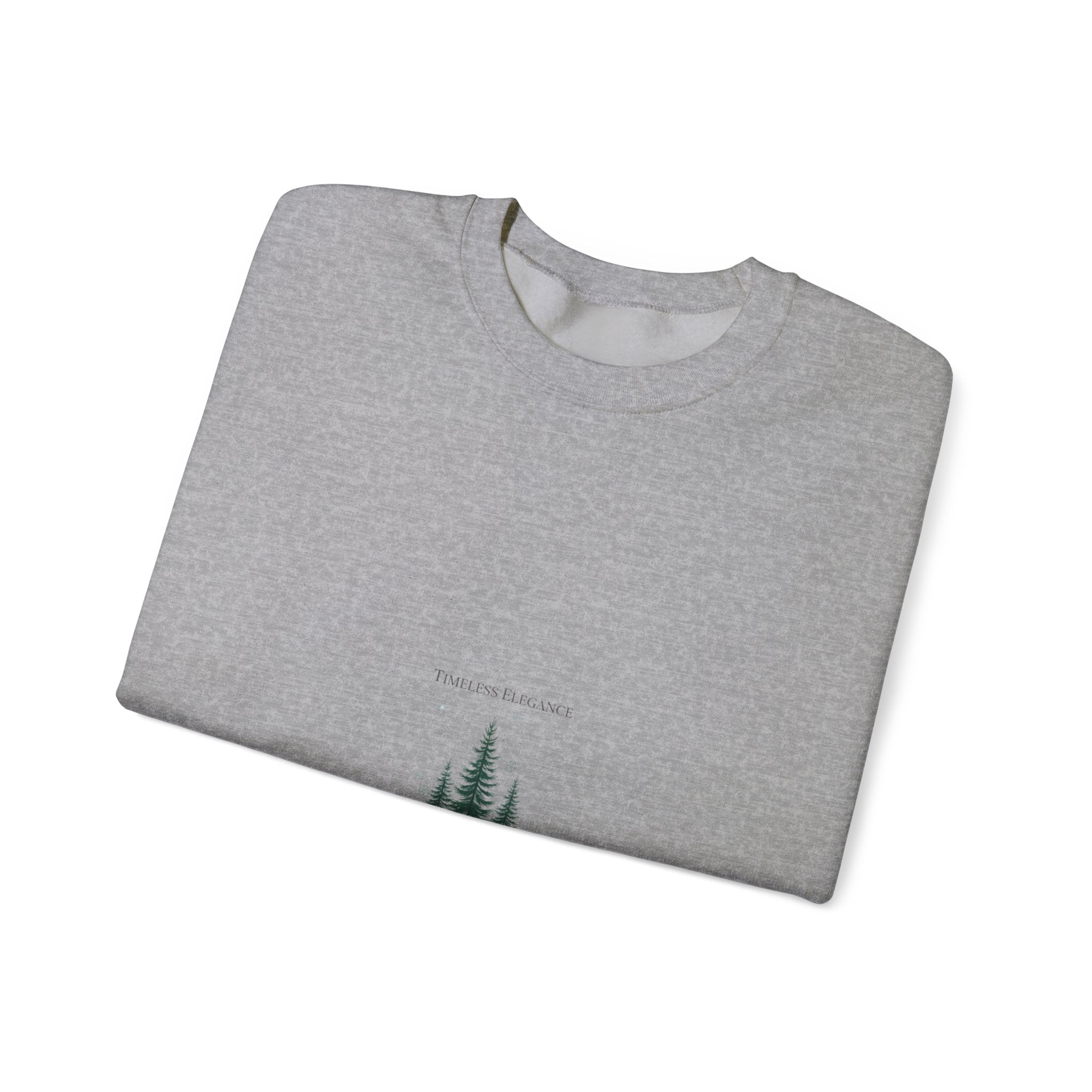 Heritage Pine Trio Sweatshirt | quiet luxury holiday, vintage library Christmas