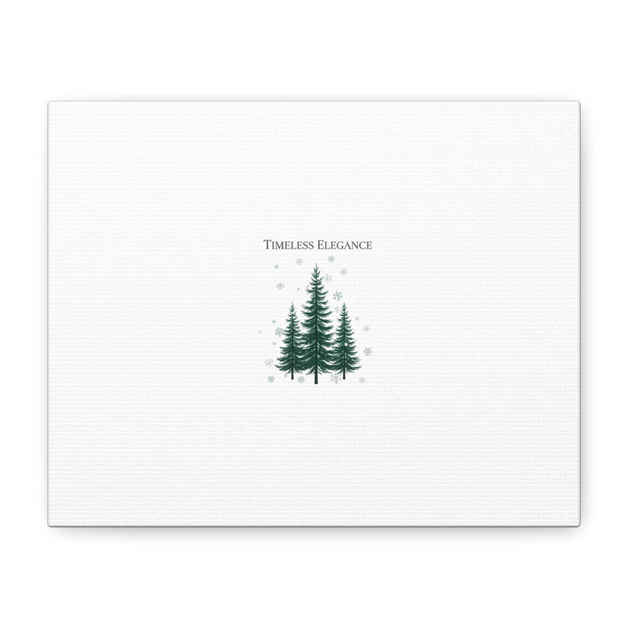 Timeless Elegance Pine Trio Canvas | heritage style Christmas, quiet luxury decor