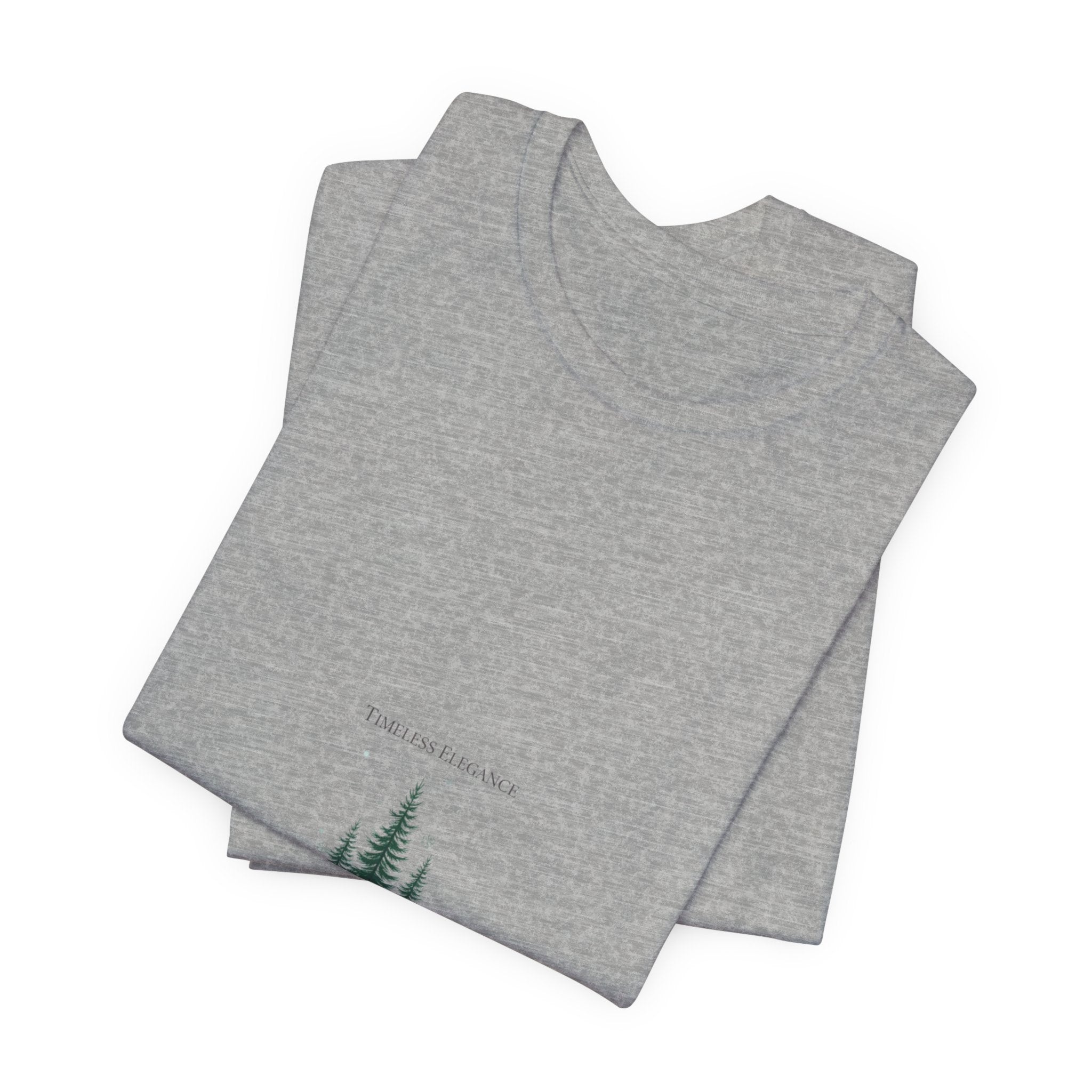 Evergreen Trio Tee | heritage style Christmas, quiet luxury holiday