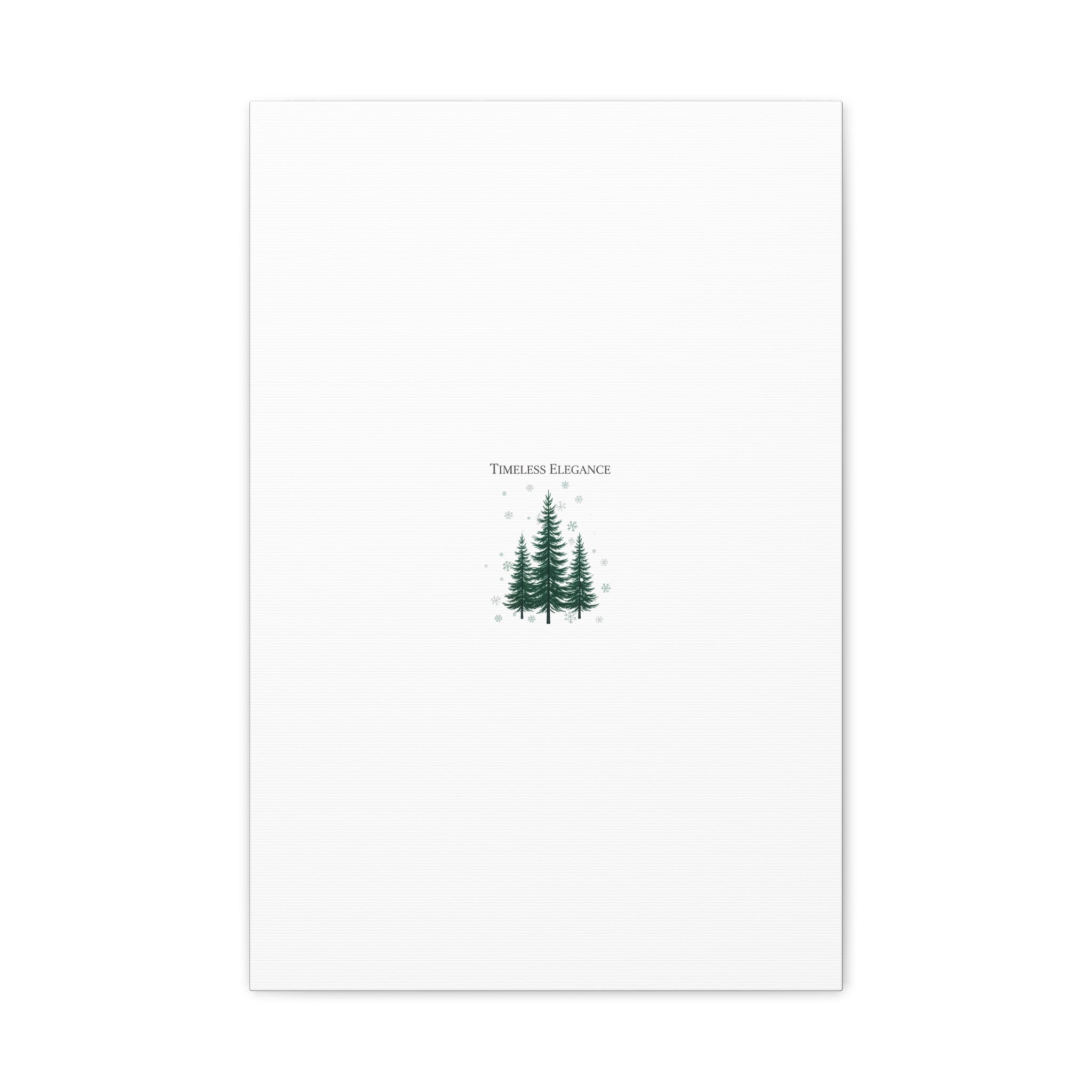 Timeless Elegance Pine Trio Canvas | heritage style Christmas, quiet luxury decor