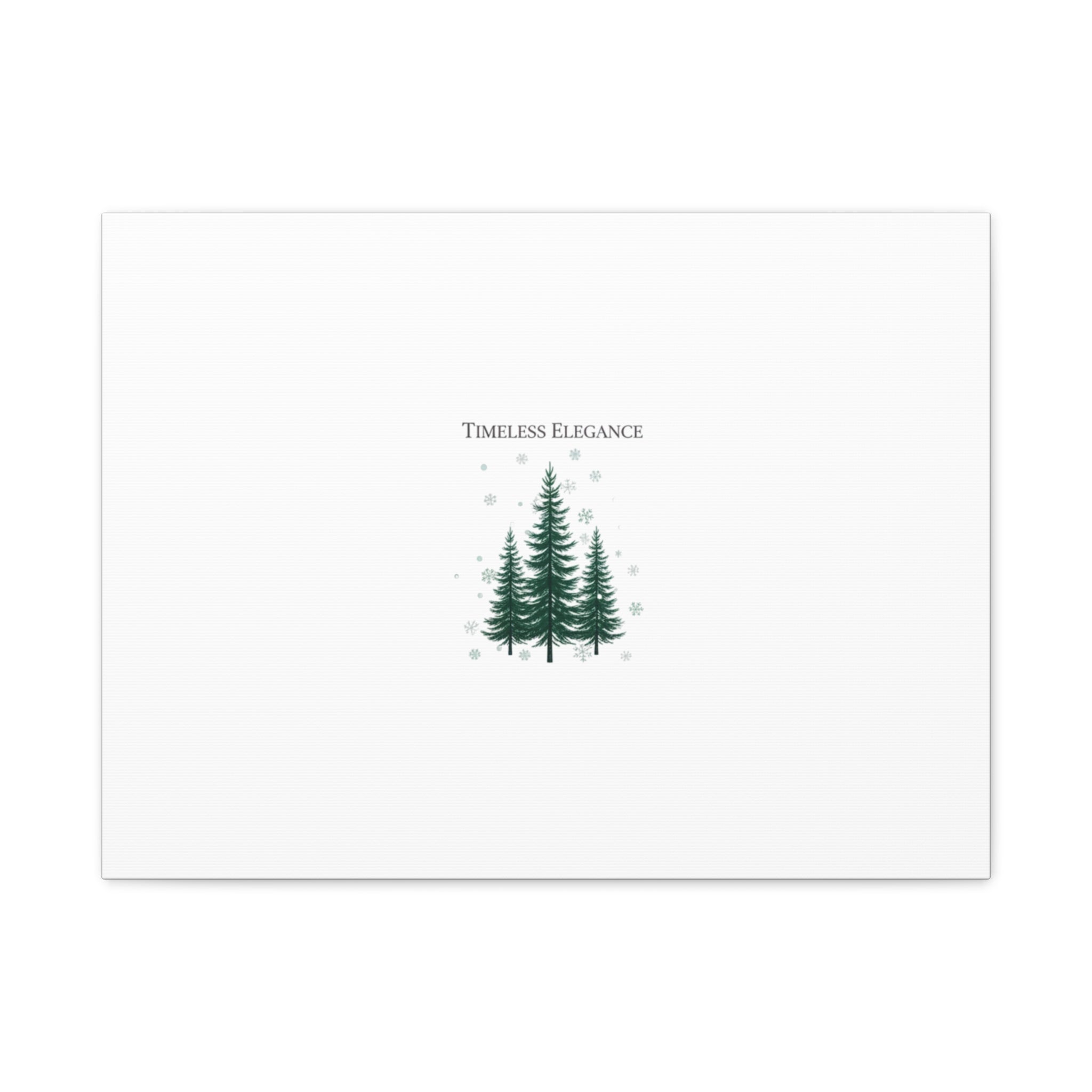 Timeless Elegance Pine Trio Canvas | heritage style Christmas, quiet luxury decor