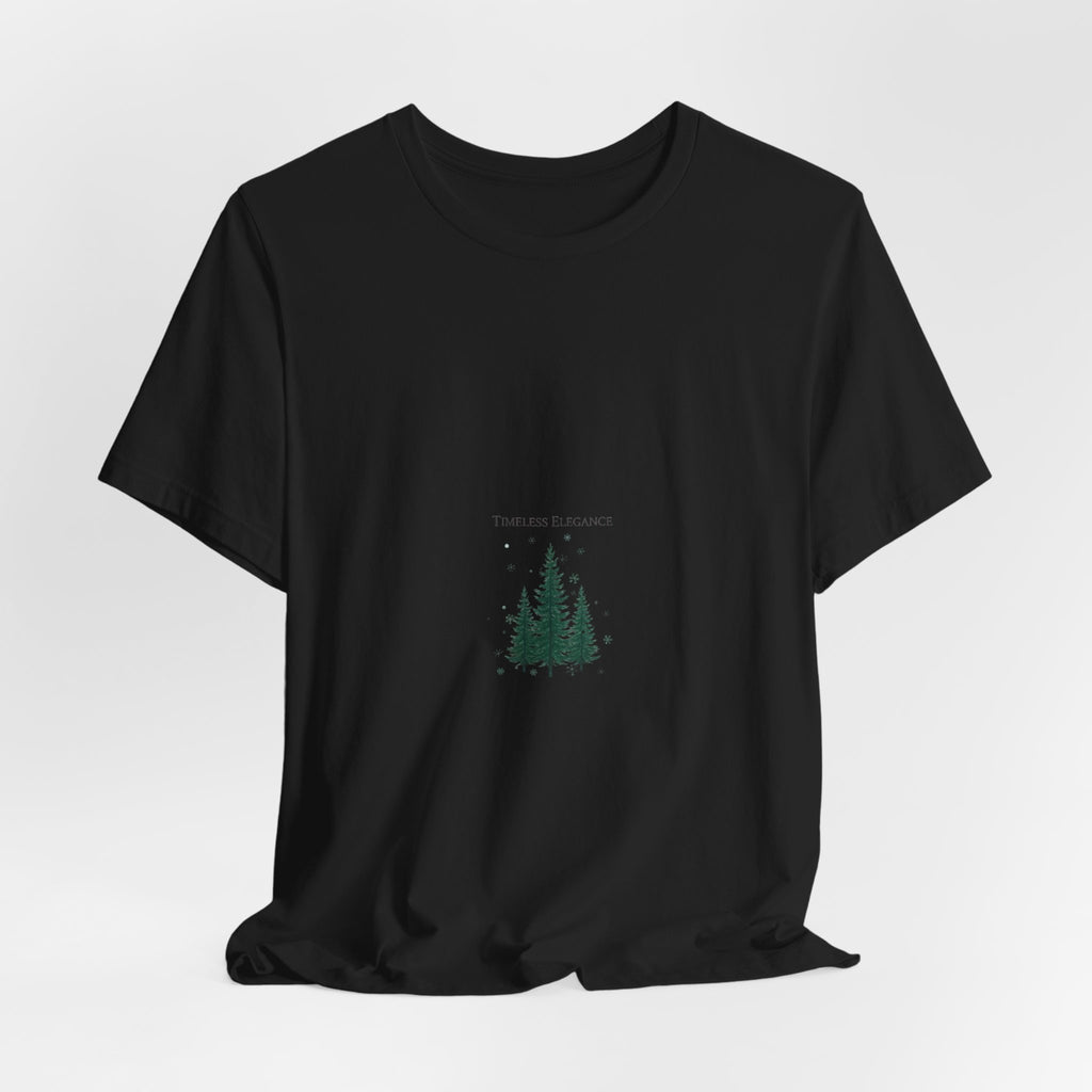 Evergreen Trio Tee | heritage style Christmas, quiet luxury holiday