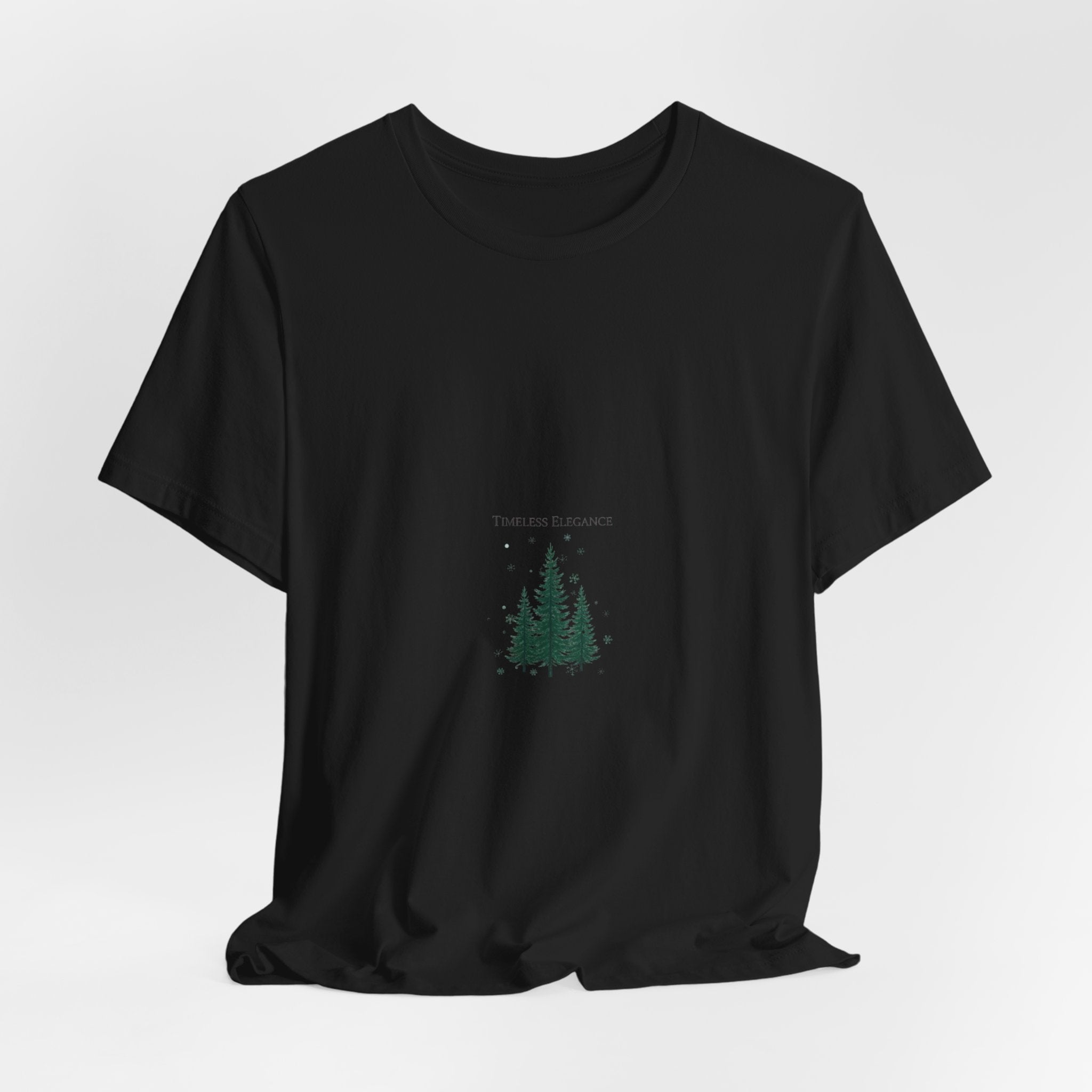 Evergreen Trio Tee | heritage style Christmas, quiet luxury holiday